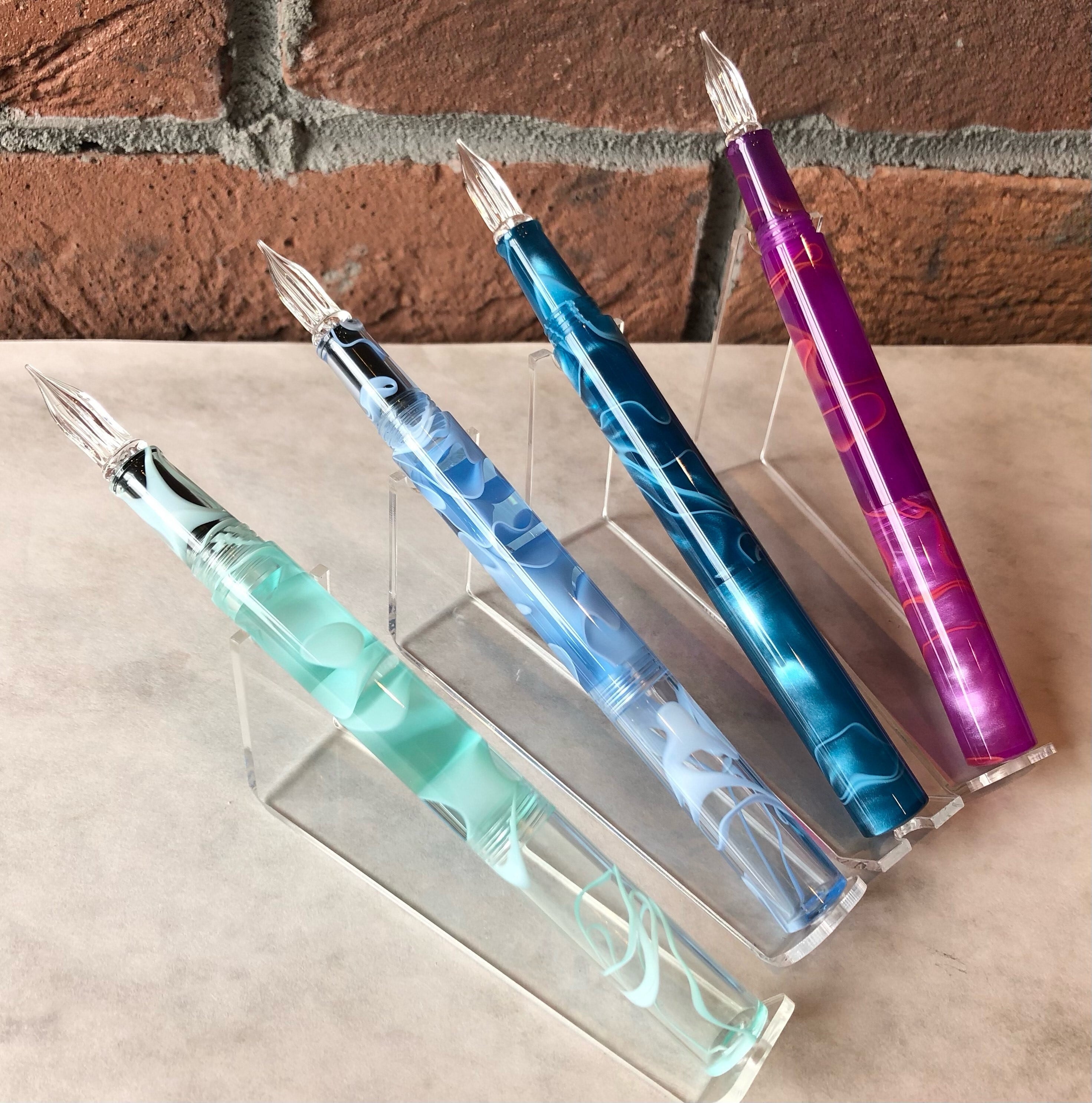 オーロラ Aurora ボールペンAURORA ライトブルーボールペン 専用ケース