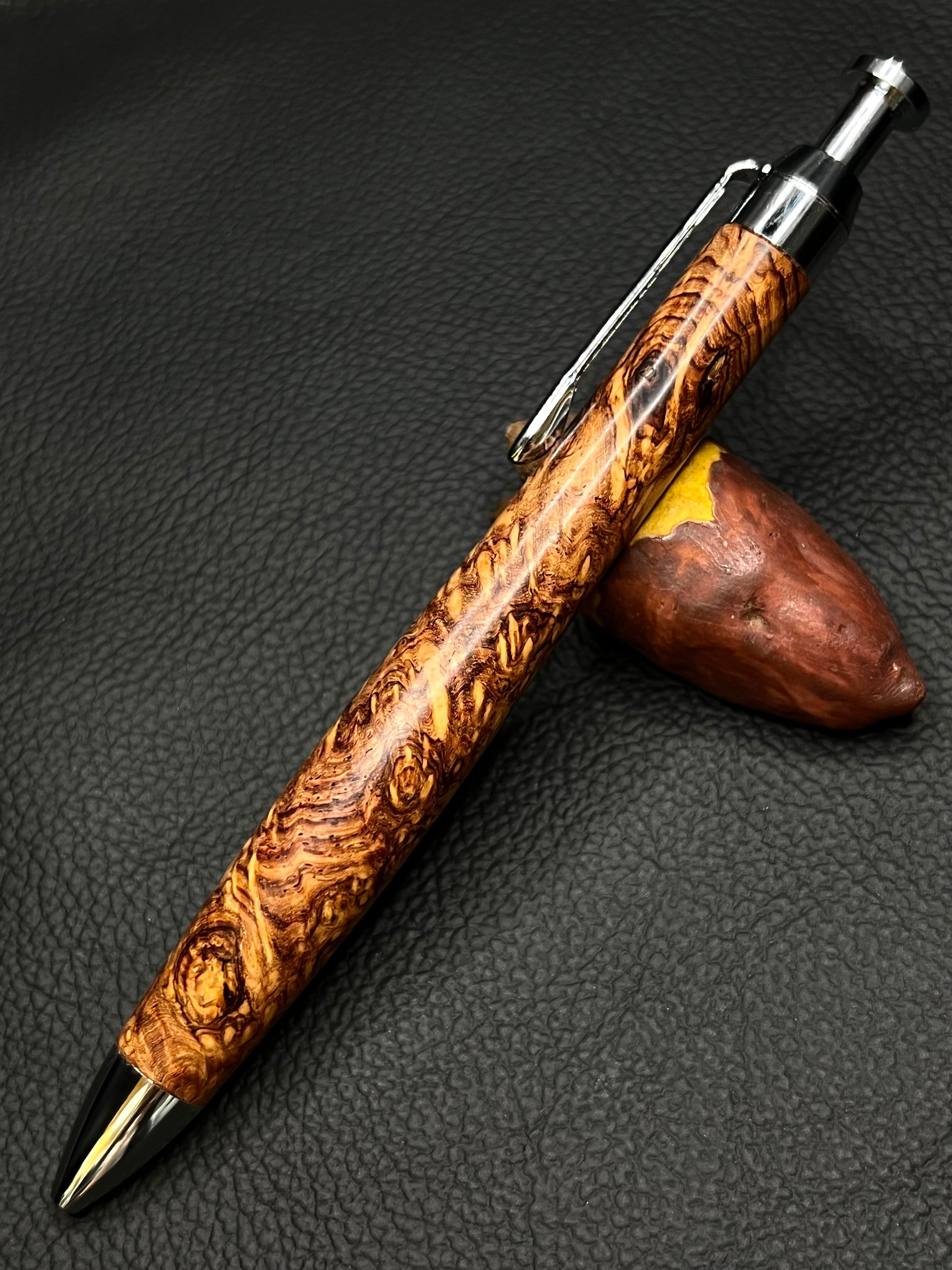 5 ゴールデンローズウッド瘤 極上杢 新金具 | こぶた工房