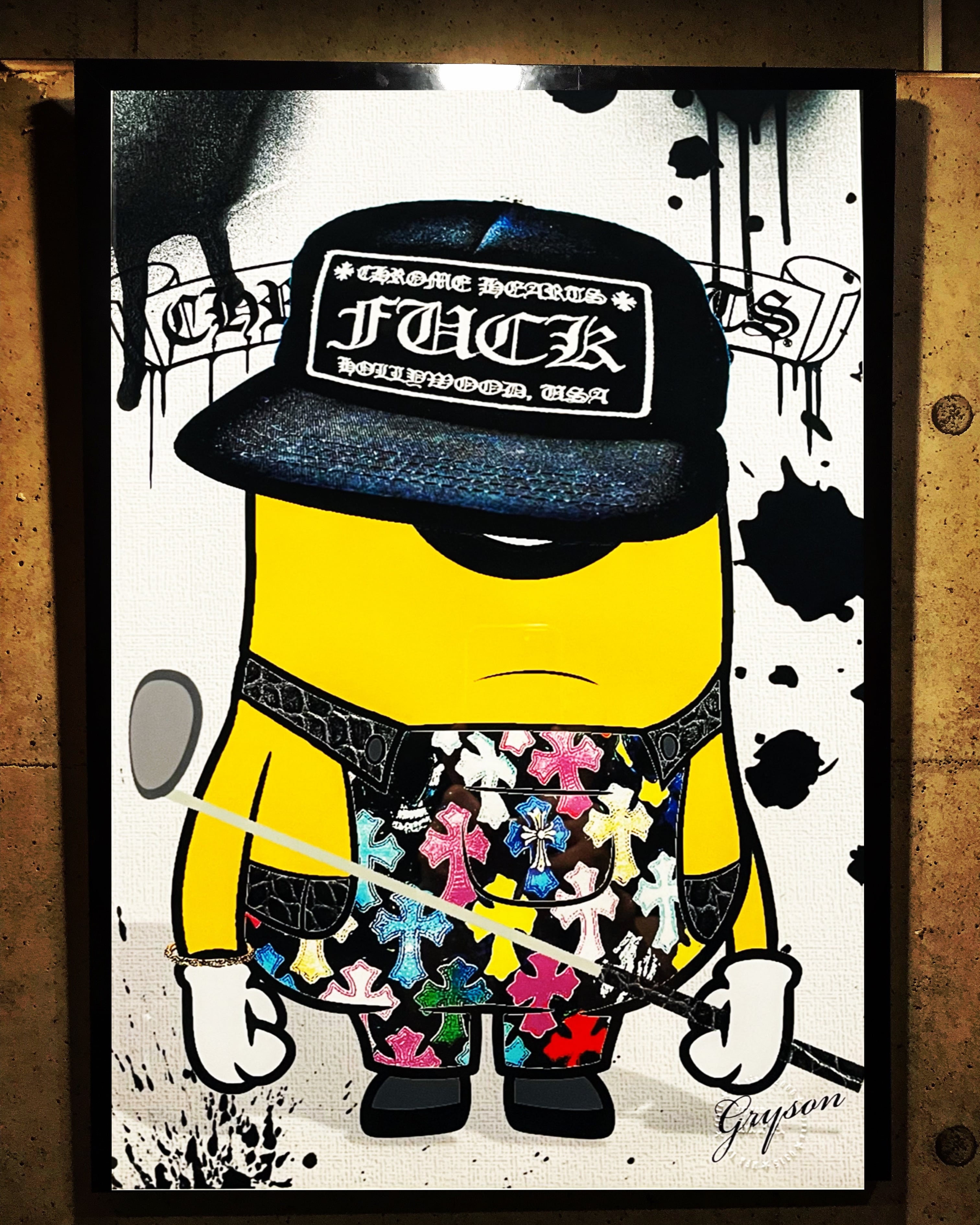 Grysonアート2.5L クロムハーツ パロディオマージュアート | MFA