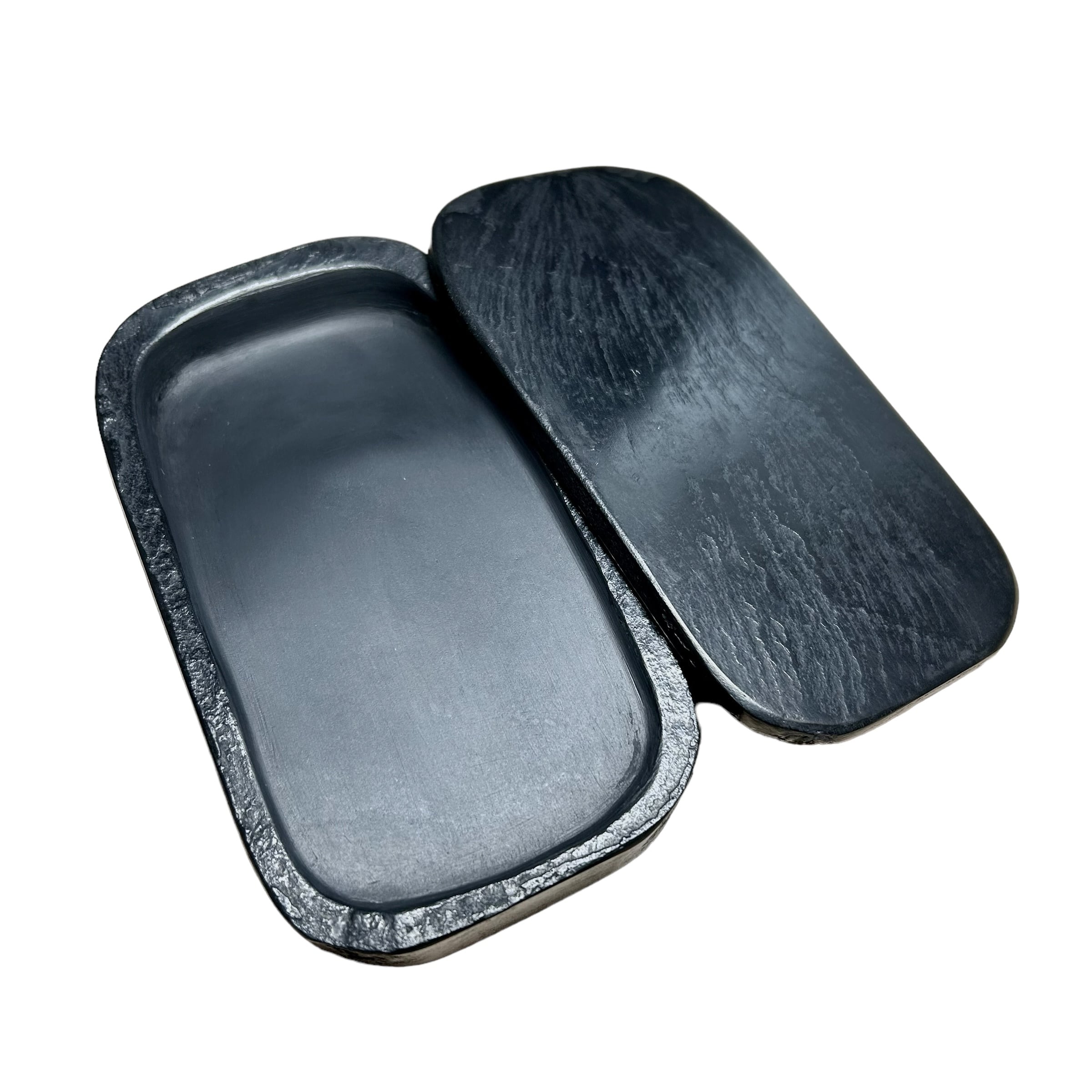 四五平蓋付硯 壱 | 甲州雨畑硯 峯硯堂本舗