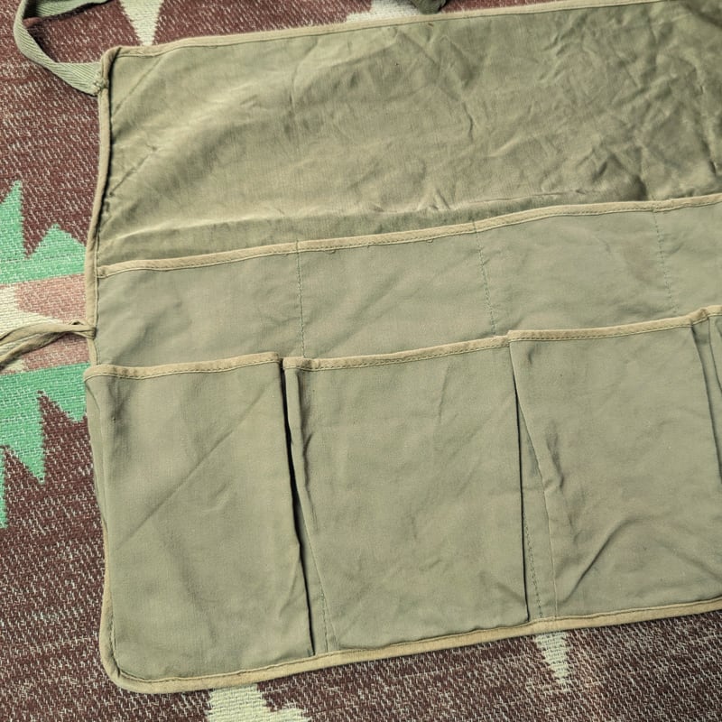 WW2 40s AMERICAN RED CROSS HBT Apron Ditty Bag w/Apron | Wonder