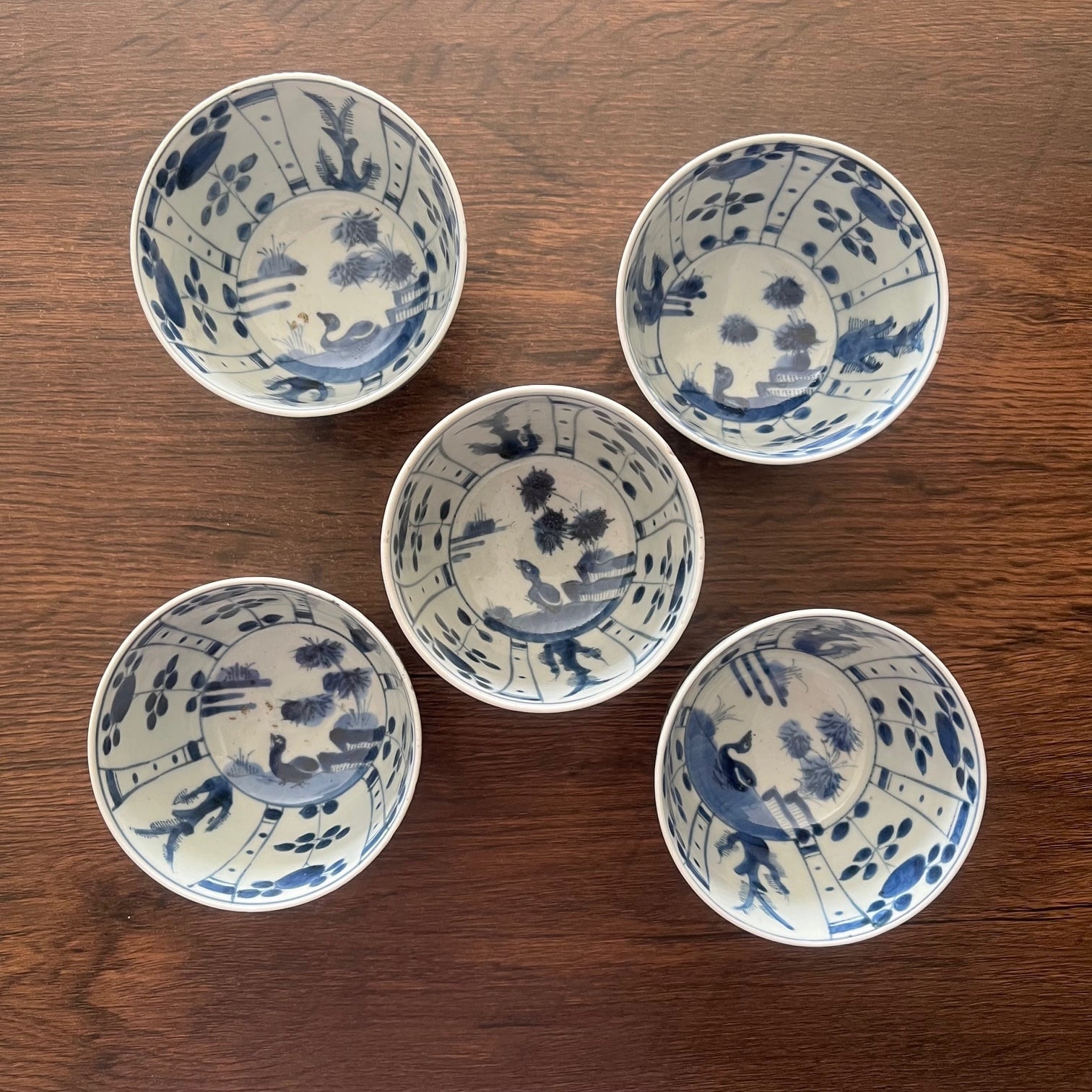 古伊万里染付芙蓉手向付5客 | 古美術 希 のぞみ 美術・デザイン事務所