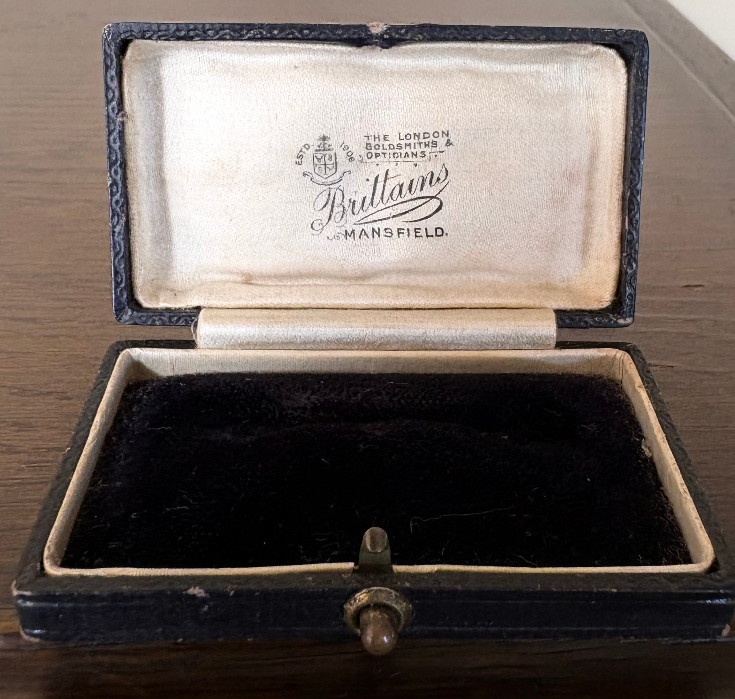 英国アンティーク ジュエリーボックス 2点 BRILLAINS MANSFIED