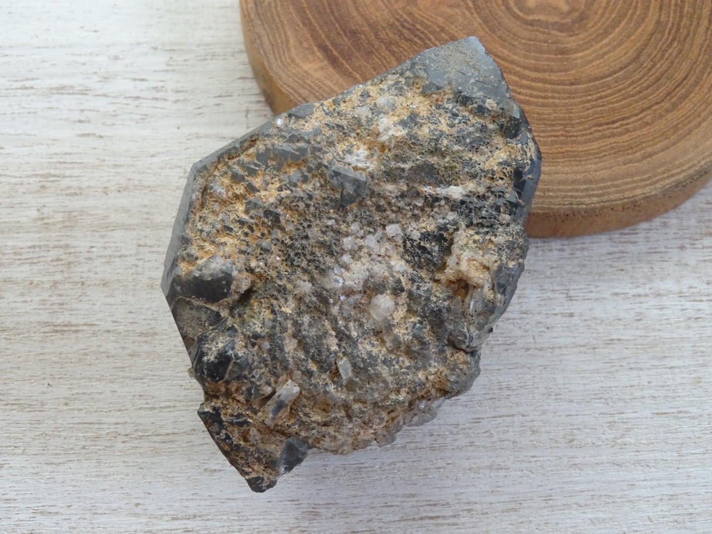 ザギマウンテンクォーツ、リーベカイトブルー＆アクチノライト