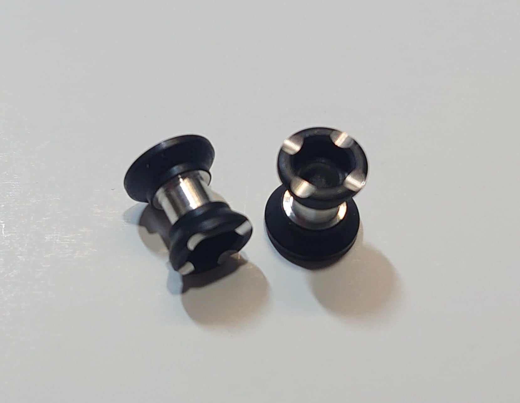 2段アルミローラーセット(9-8mm) 加工＋ダブルアルマイト（ベース