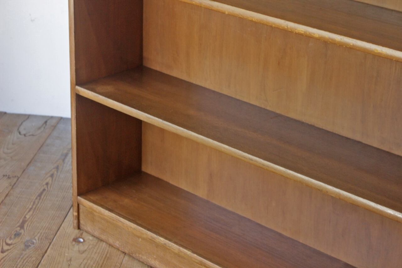 レトロ 大型 本棚 シェルフ ラック 飾り棚 食器棚 収納 木製