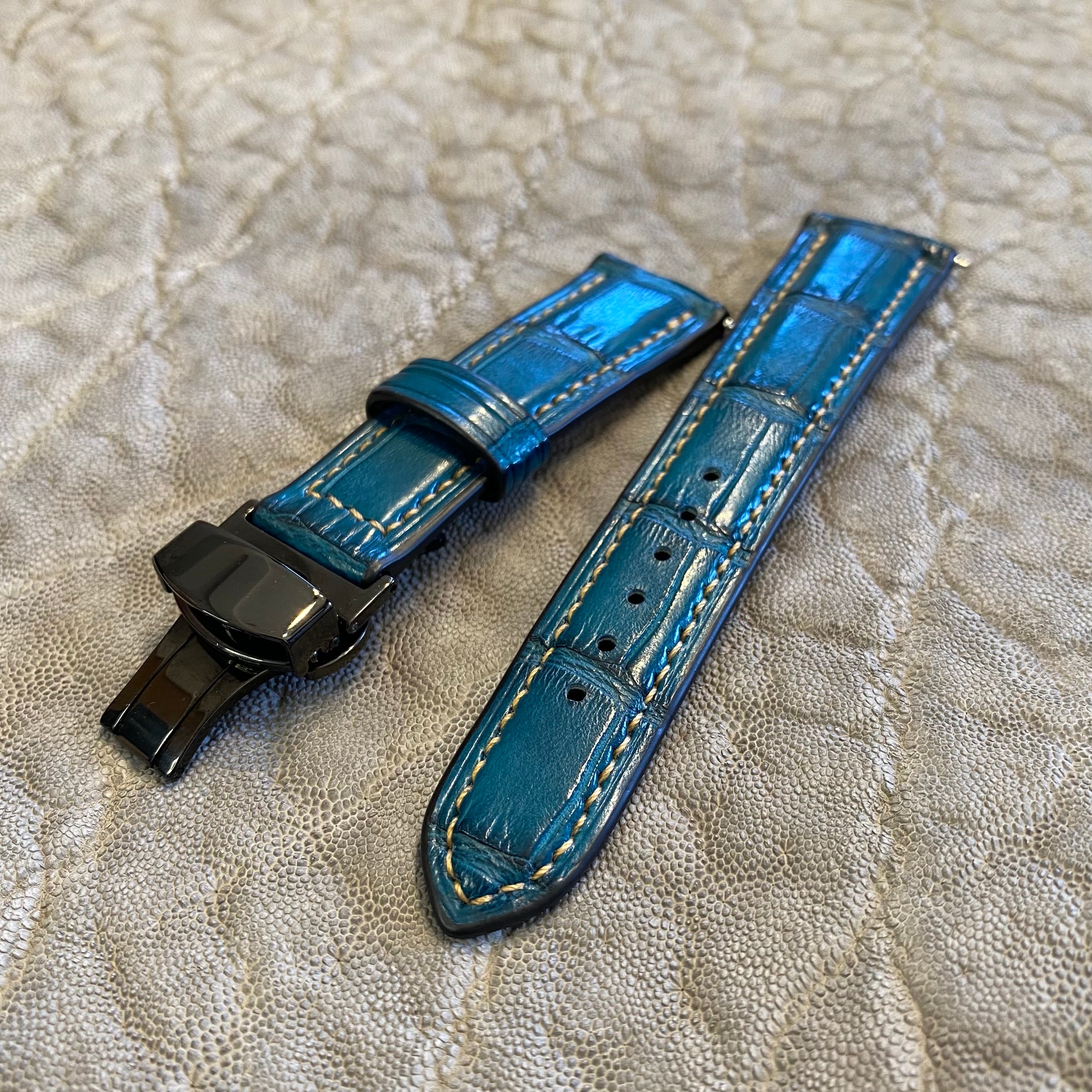 poiray アリゲーター クロコダイル 腕時計バンド 140mm ベルト poiray