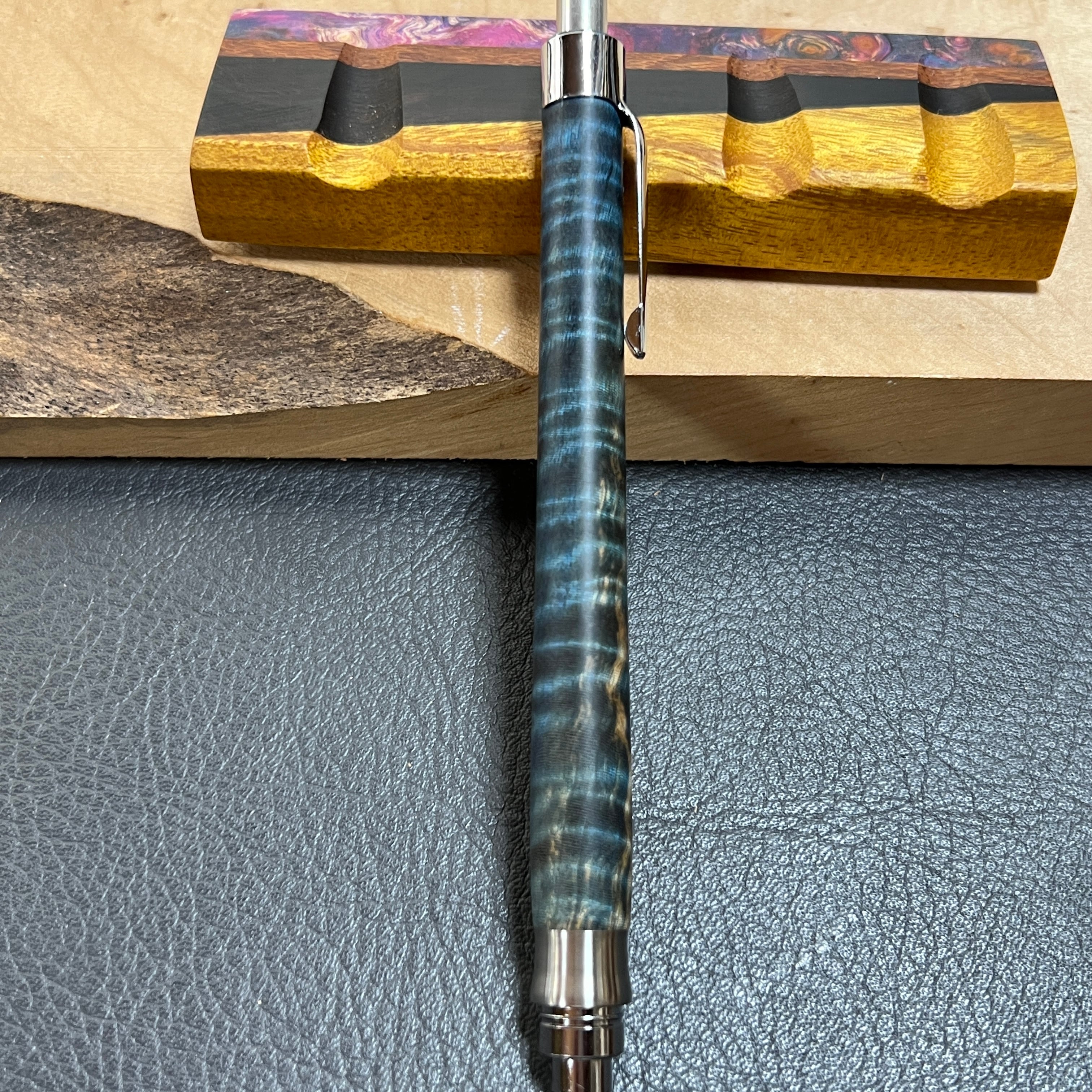 木軸｜花梨瘤 シャープペンシル（4631 woodturning｜木軸シャープペン