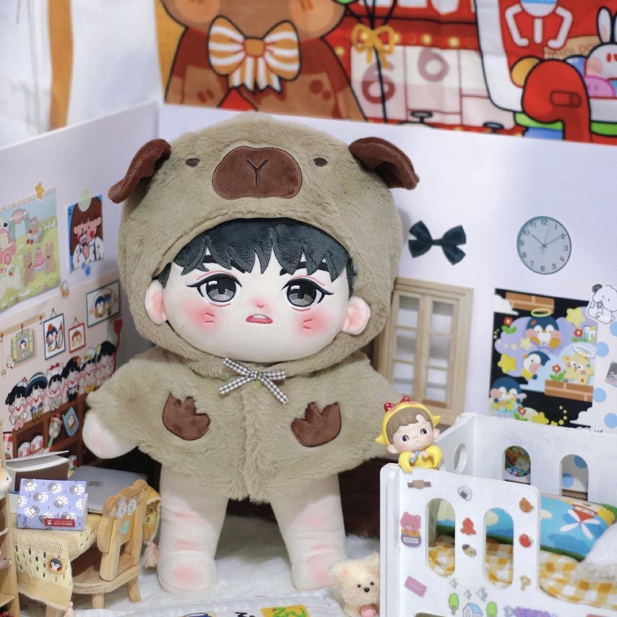 動物マント 10cm 20cm 着せ替えぬいぐるみ用服 コスチューム 着せ替え