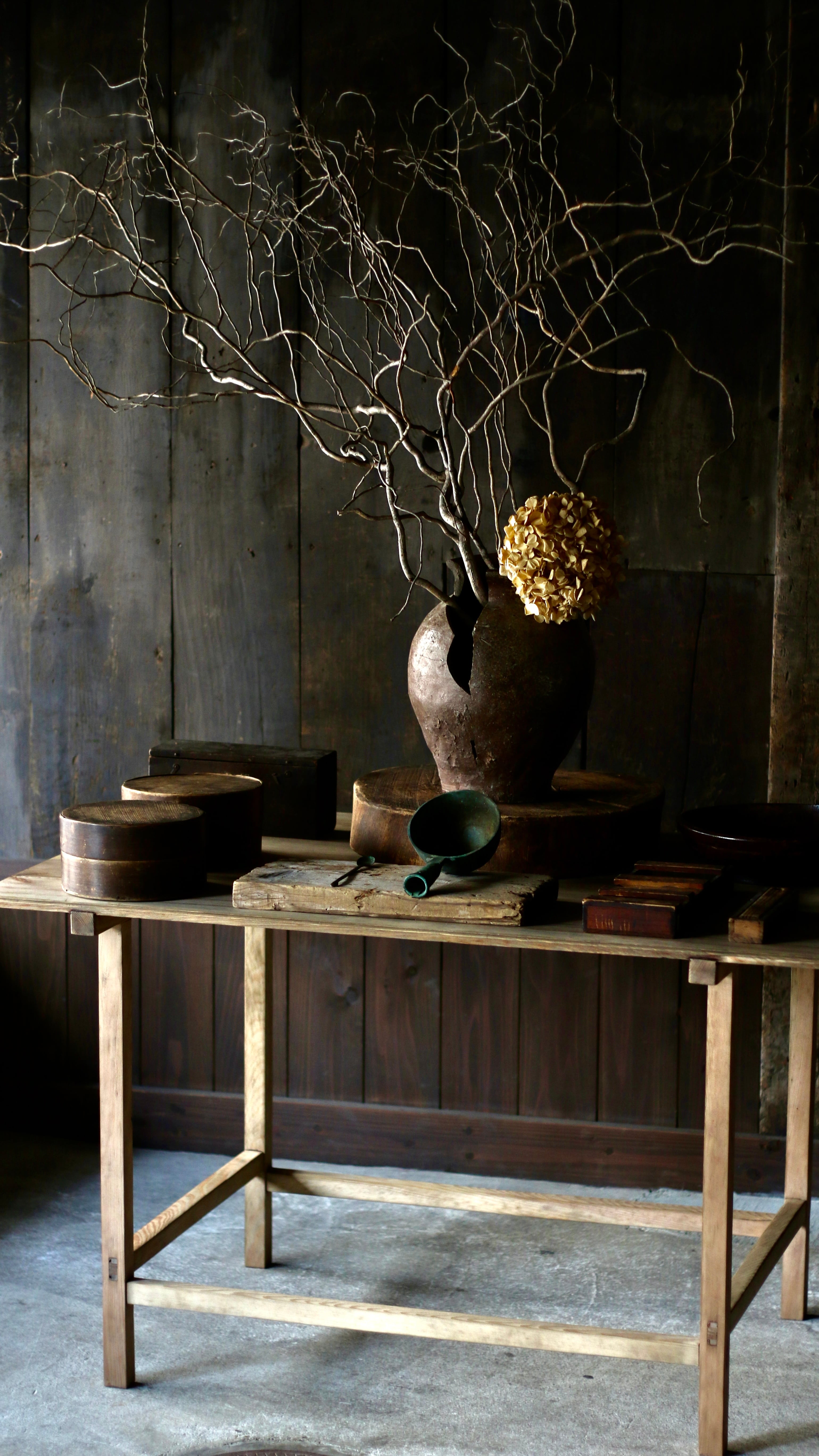 作業台《古家具 展示台 テーブル》 | Rem Remake Furniture