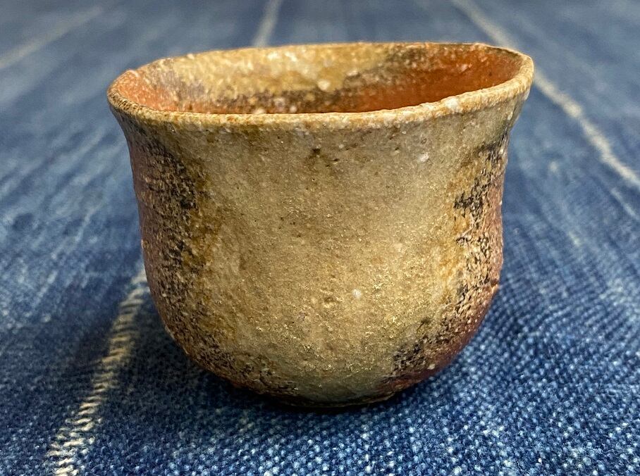 岸野寛伊賀焼〆香合京都思文閣個展共箱五輪塔茶道茶道具陶芸