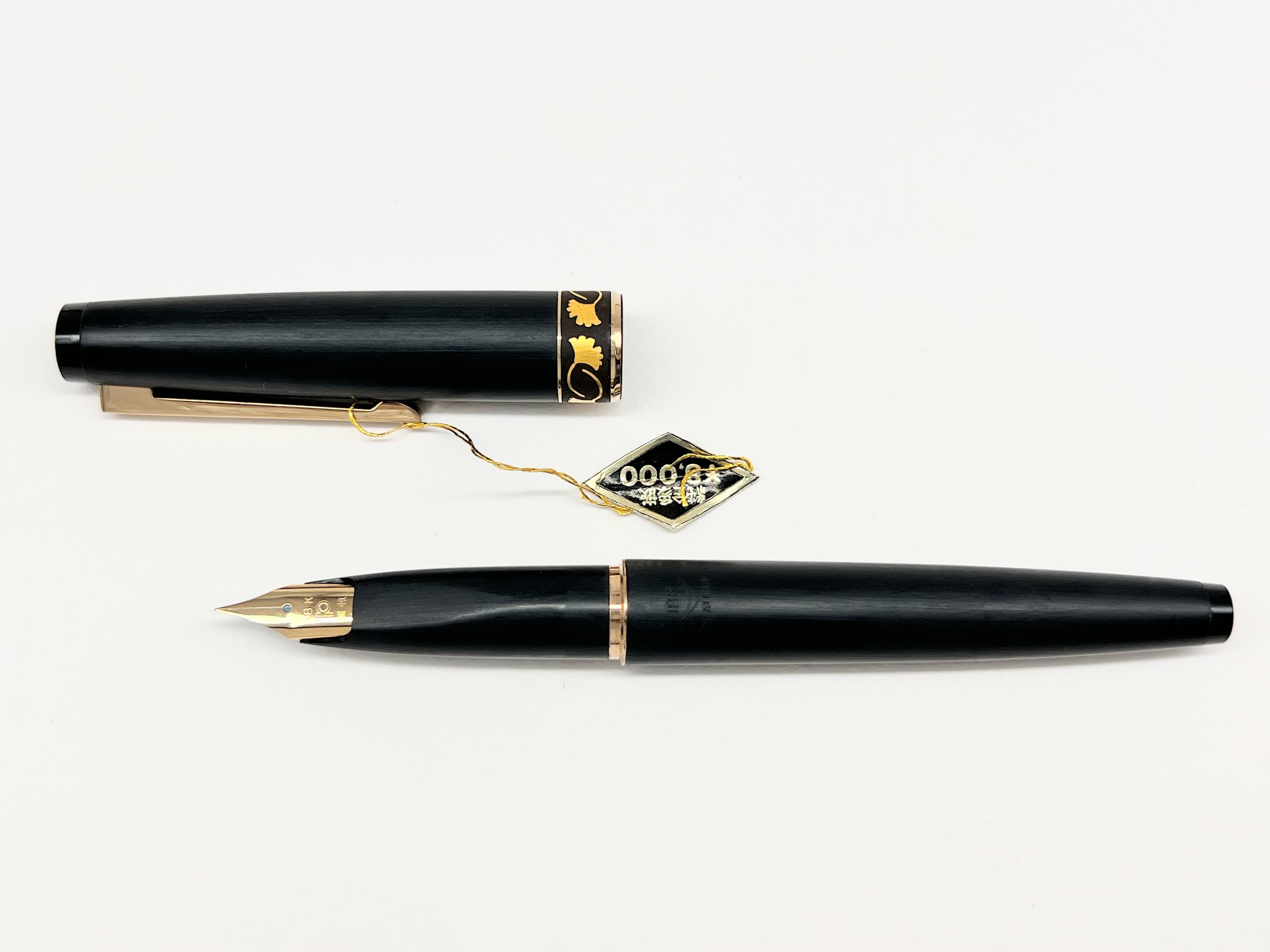 60s プラチナ18 純金肥後象嵌・銀杏 PLATINUM18 （細字） 18K 02665