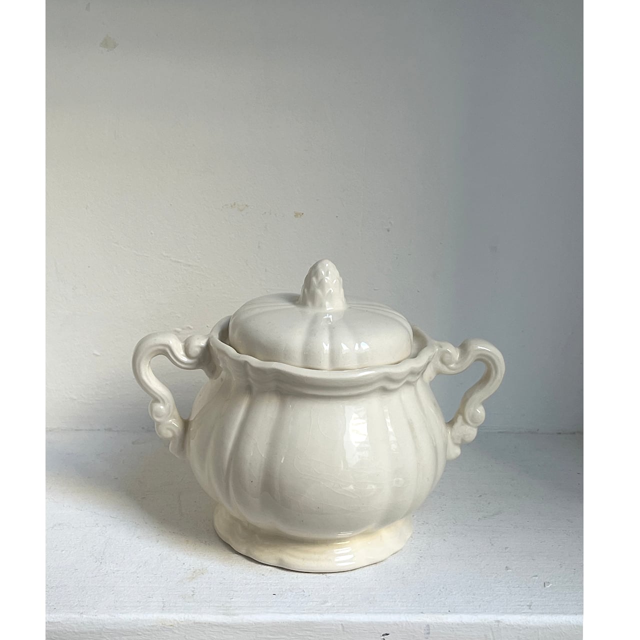 サルグミンヌ小花柄シュガーポット