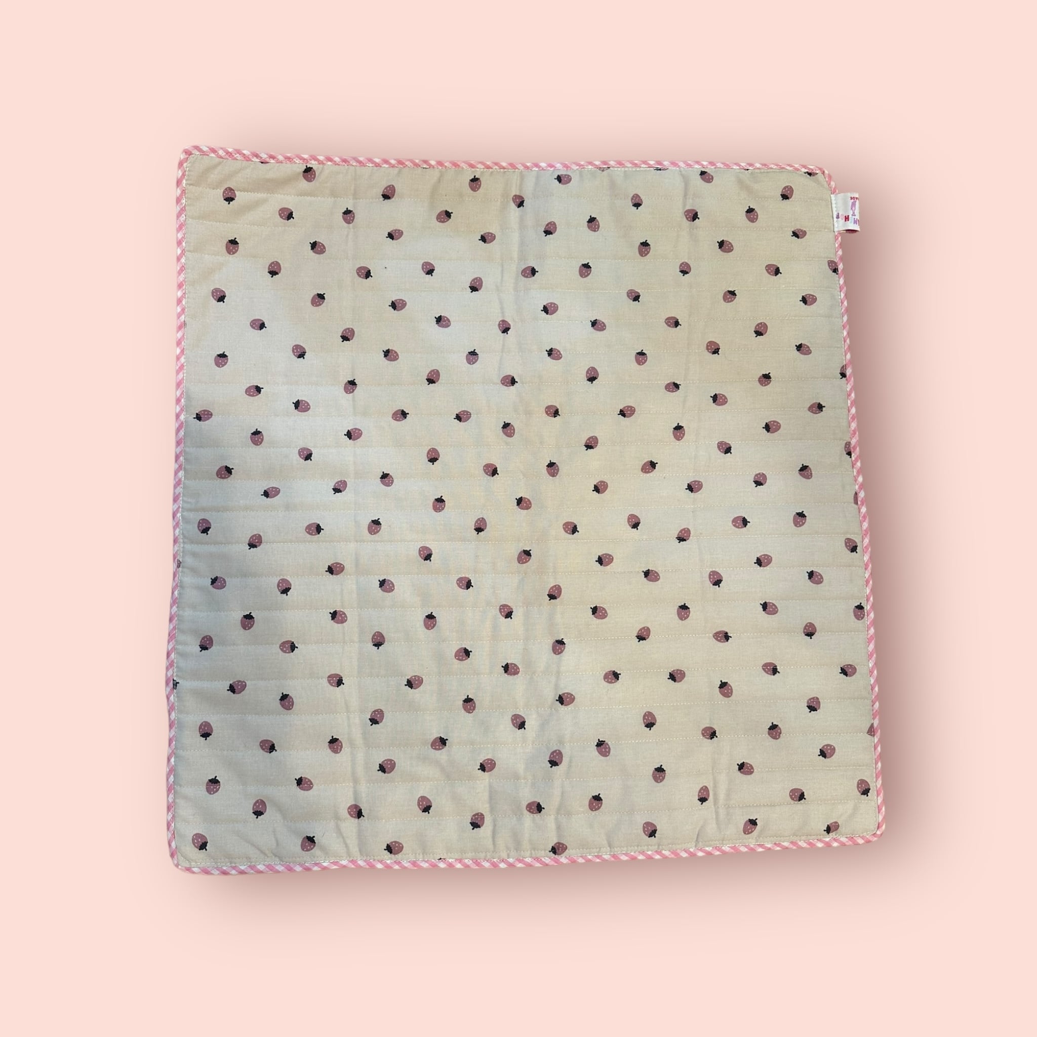 ご確認用バスケットいちごカフェマット