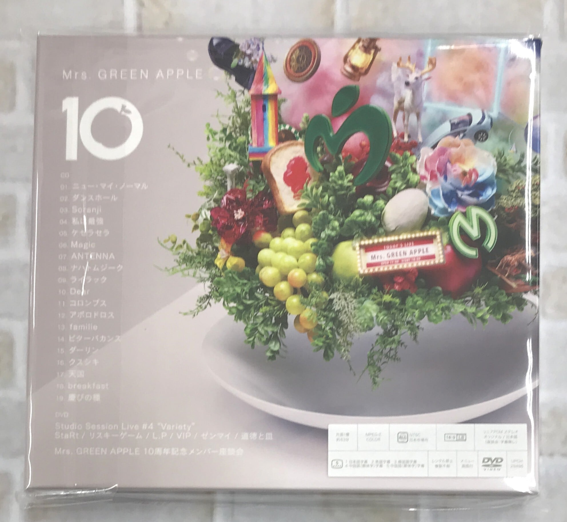 Mrs．GREEN APPLE / 10 / 初回限定盤 (CD+DVD) | 最北