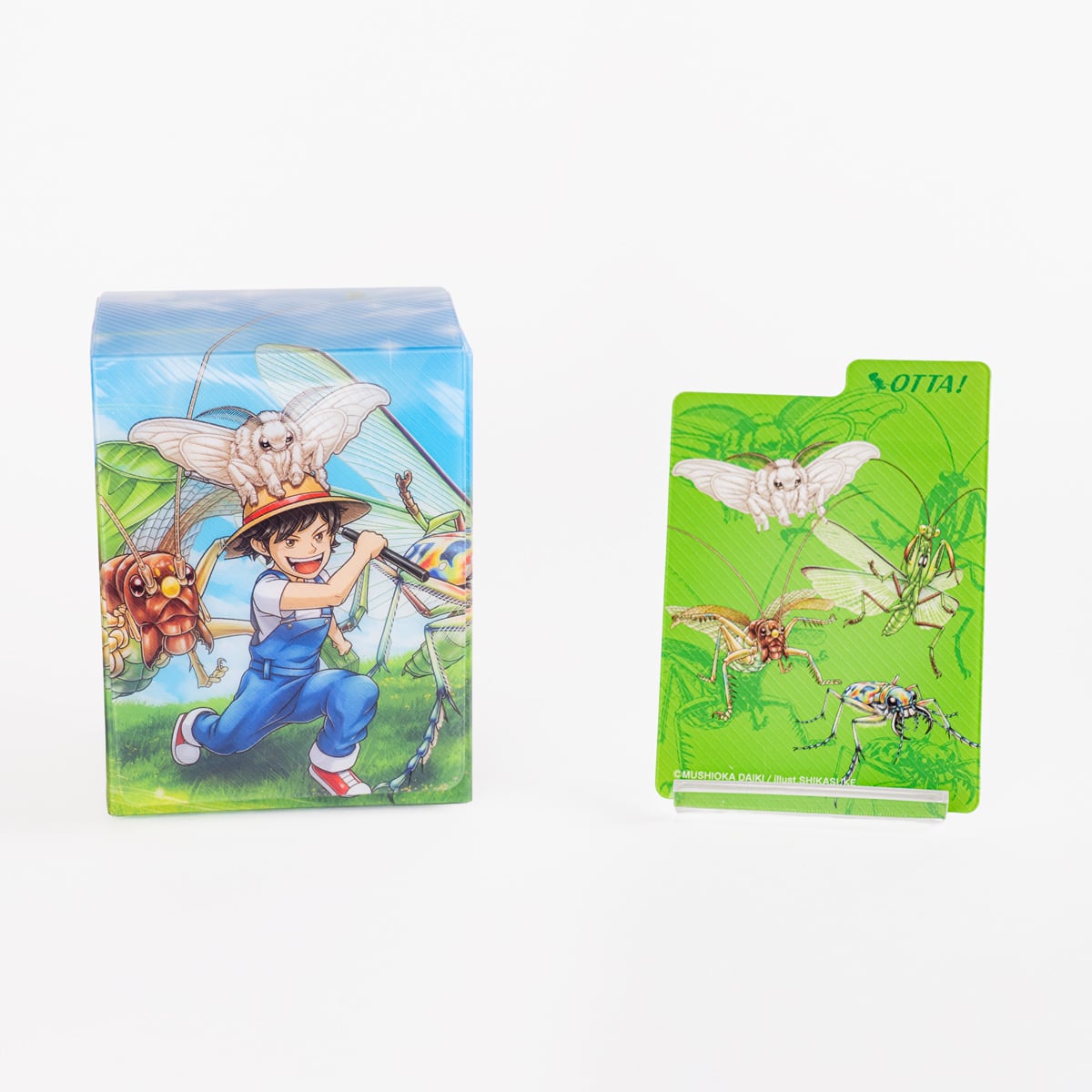むし岡 カードゲームデッキケース （鹿助コラボ） | むし岡だいき&富岡