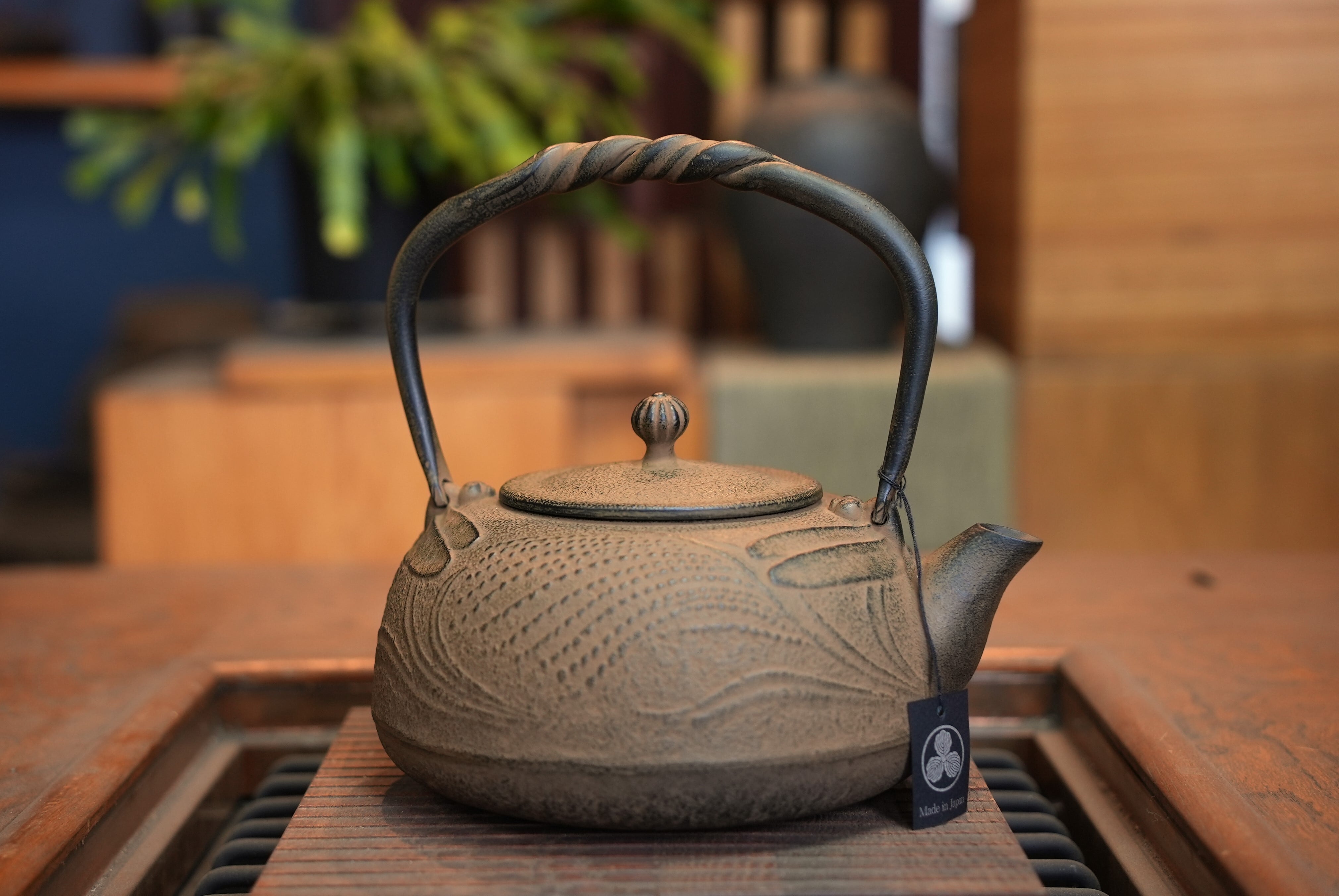 受注生産品)南部鉄器 鉄瓶 蜻蛉 大 ひさご色 1.2L | 1848年創業 南部