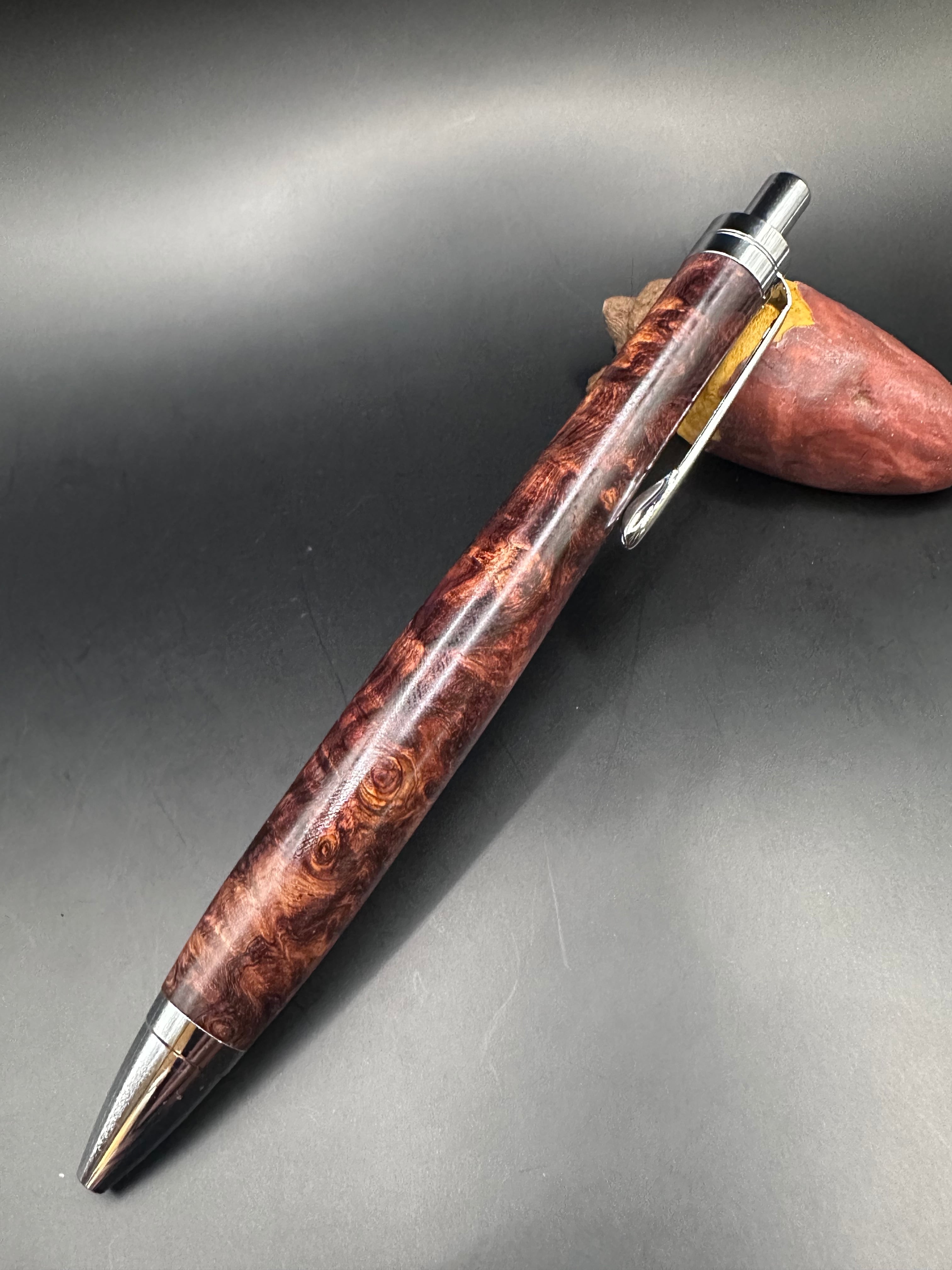 32 ローズウッド瘤 極上杢 ボールペン | こぶた工房