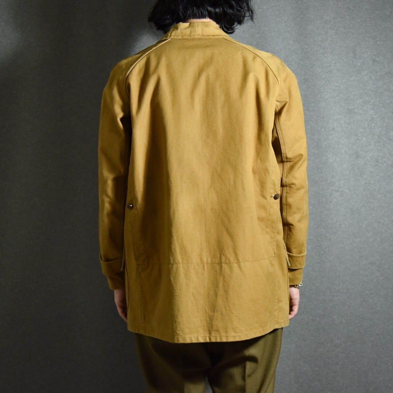 50s La Toile Dickson Garments French Vintage Zip Hunting Jacket