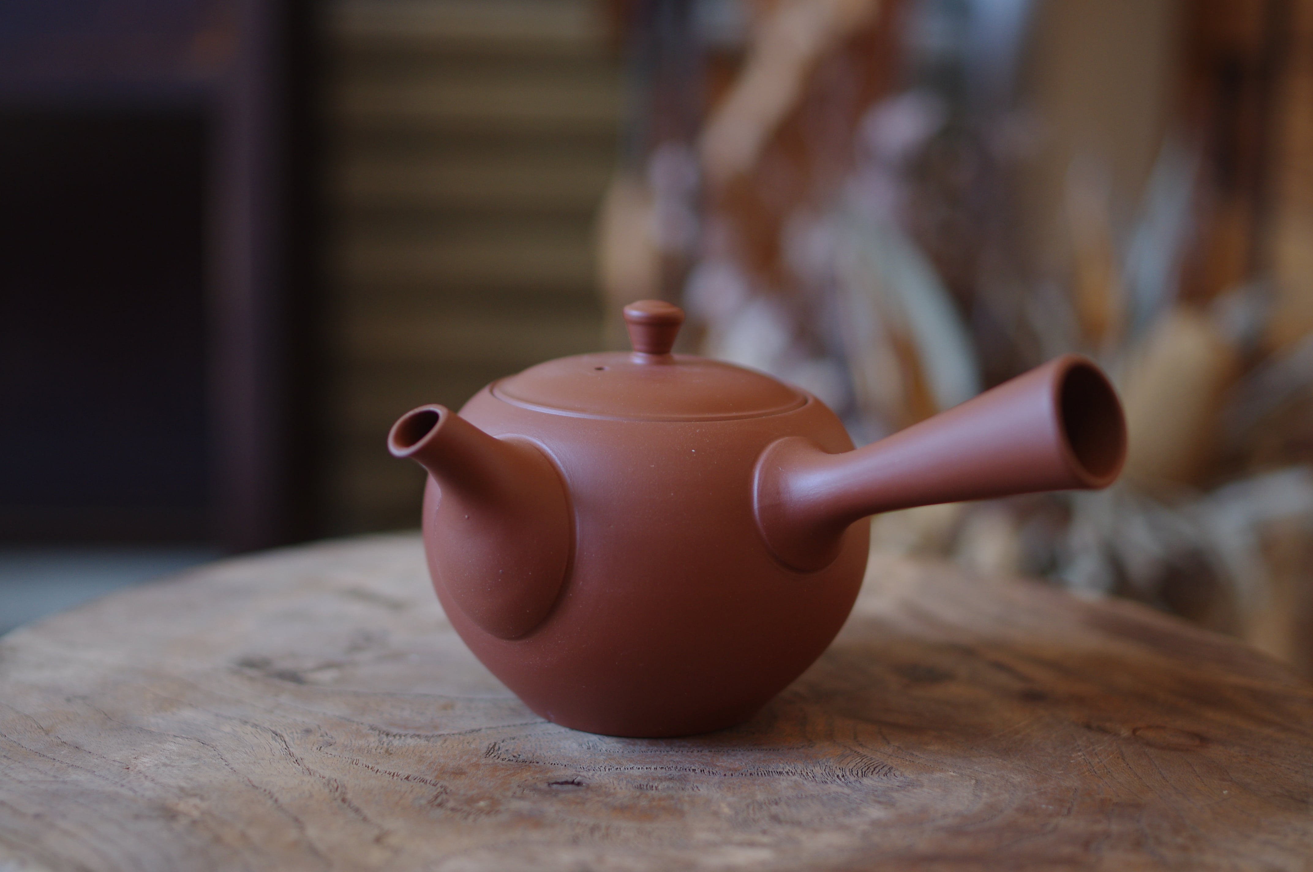 丸急須 横手/朱泥 東屋 | 茶屋すずわ