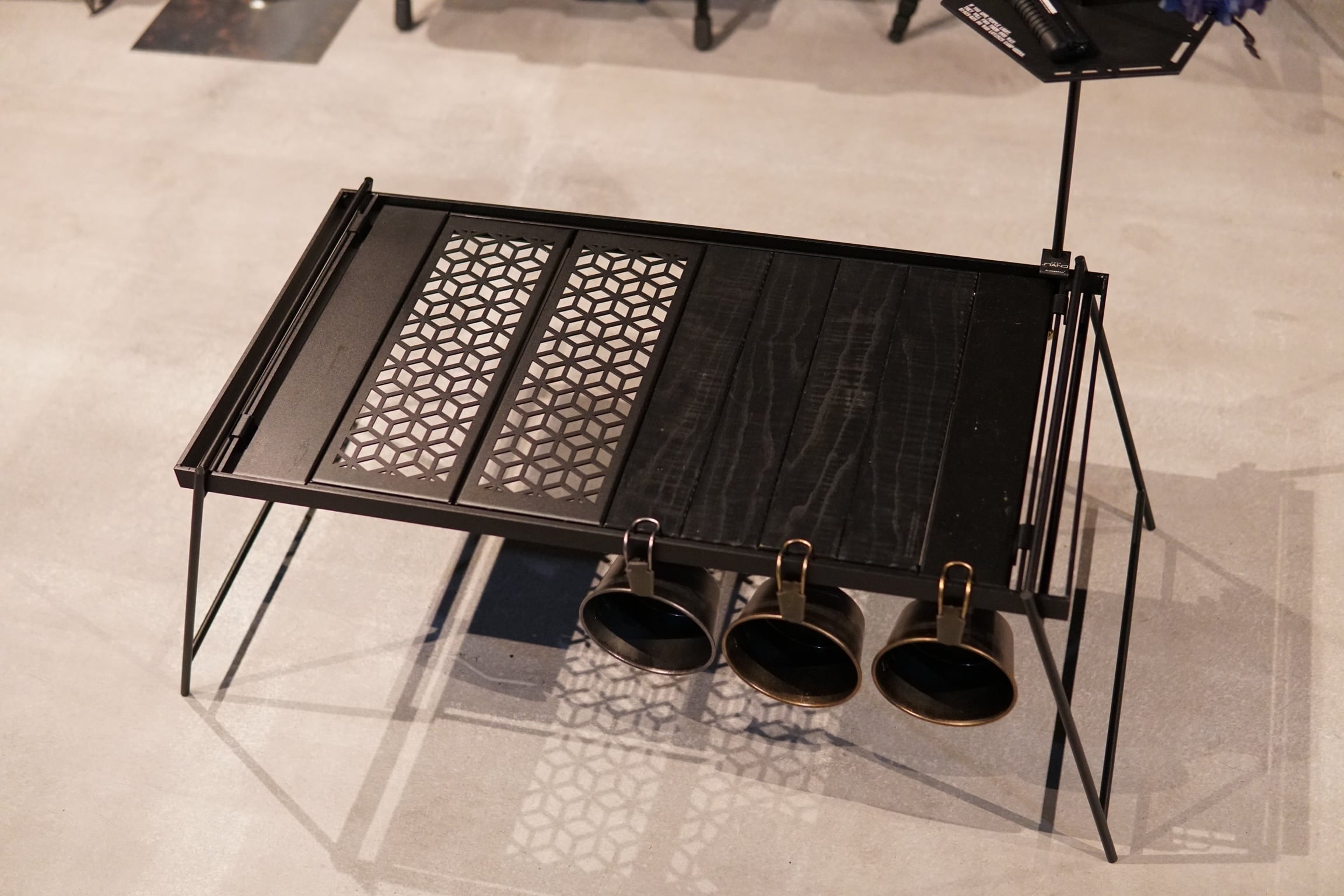 CAMPGEEKS Bridge-topナラブラック×レーザー天板