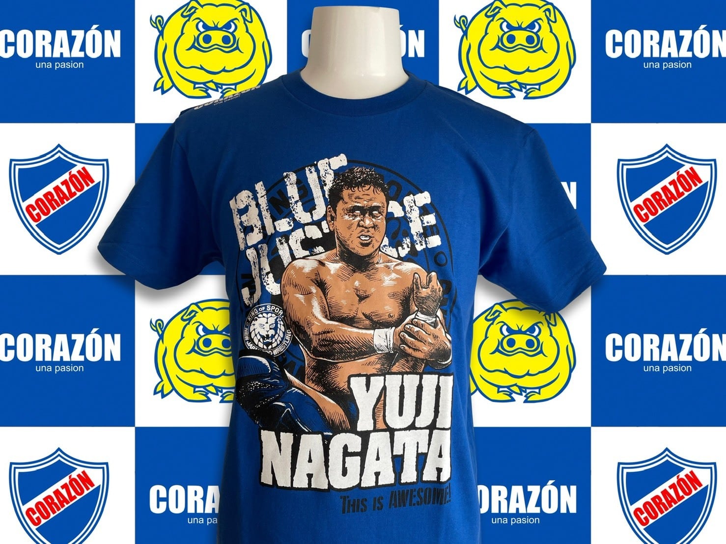 新日本プロレス❤︎永田裕志直筆サイン入りTシャツ！ 新日本プロレス