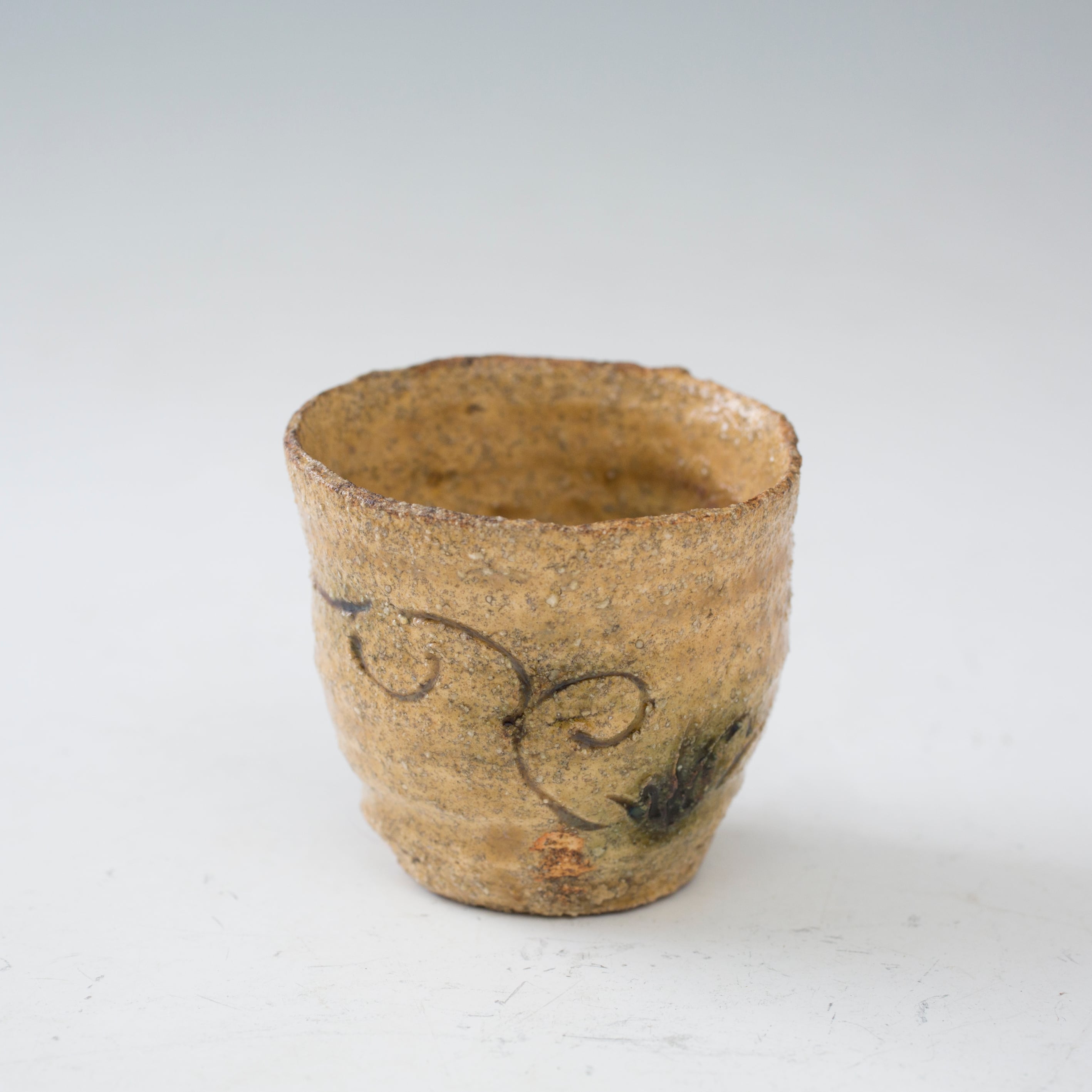 美濃陶器志野焼 加藤豊久 酒器セット 徳利＋ぐい呑 美濃焼 赤志野 美濃