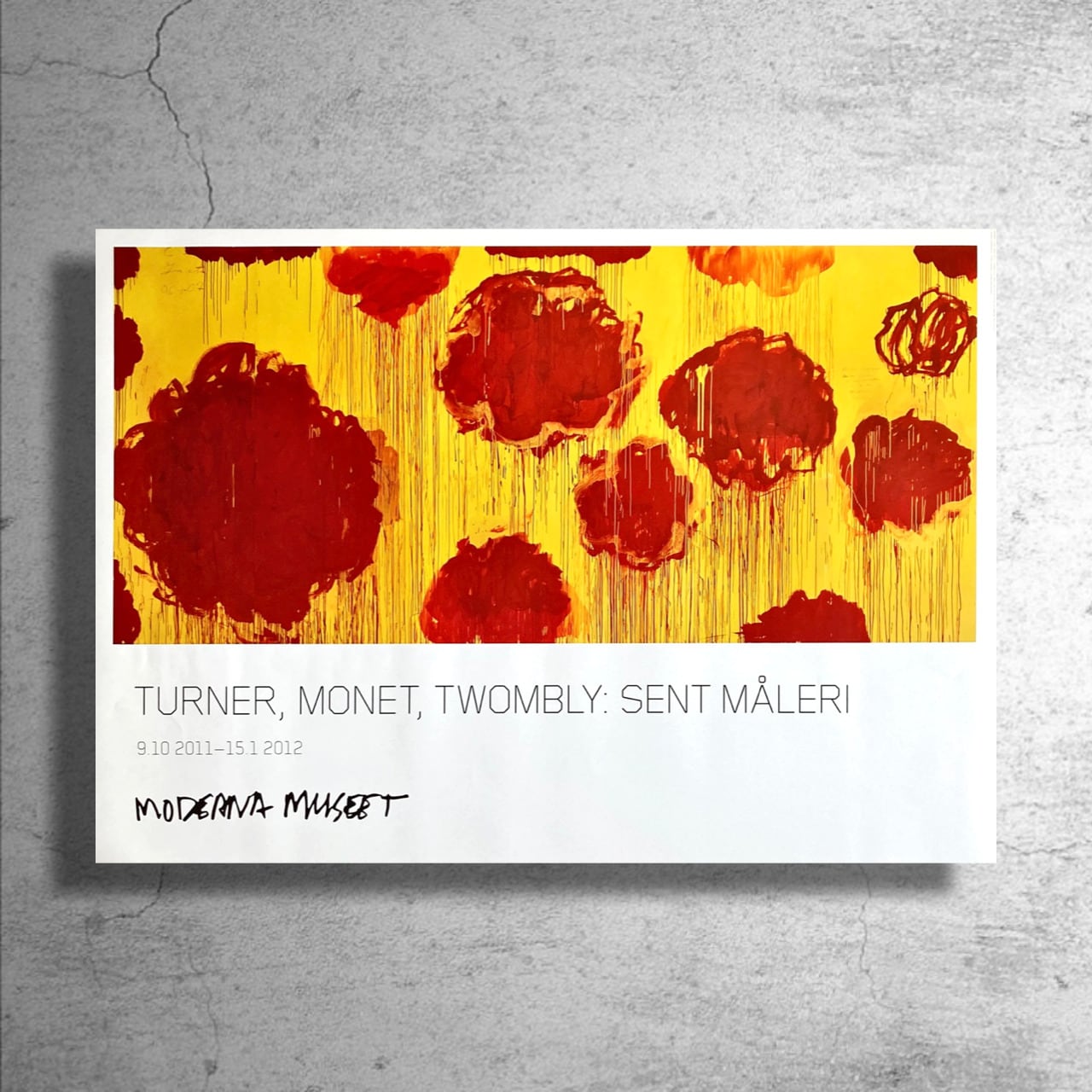 サイ・トゥオンブリー Cy Twombly』スウェーデン現代美術館制作