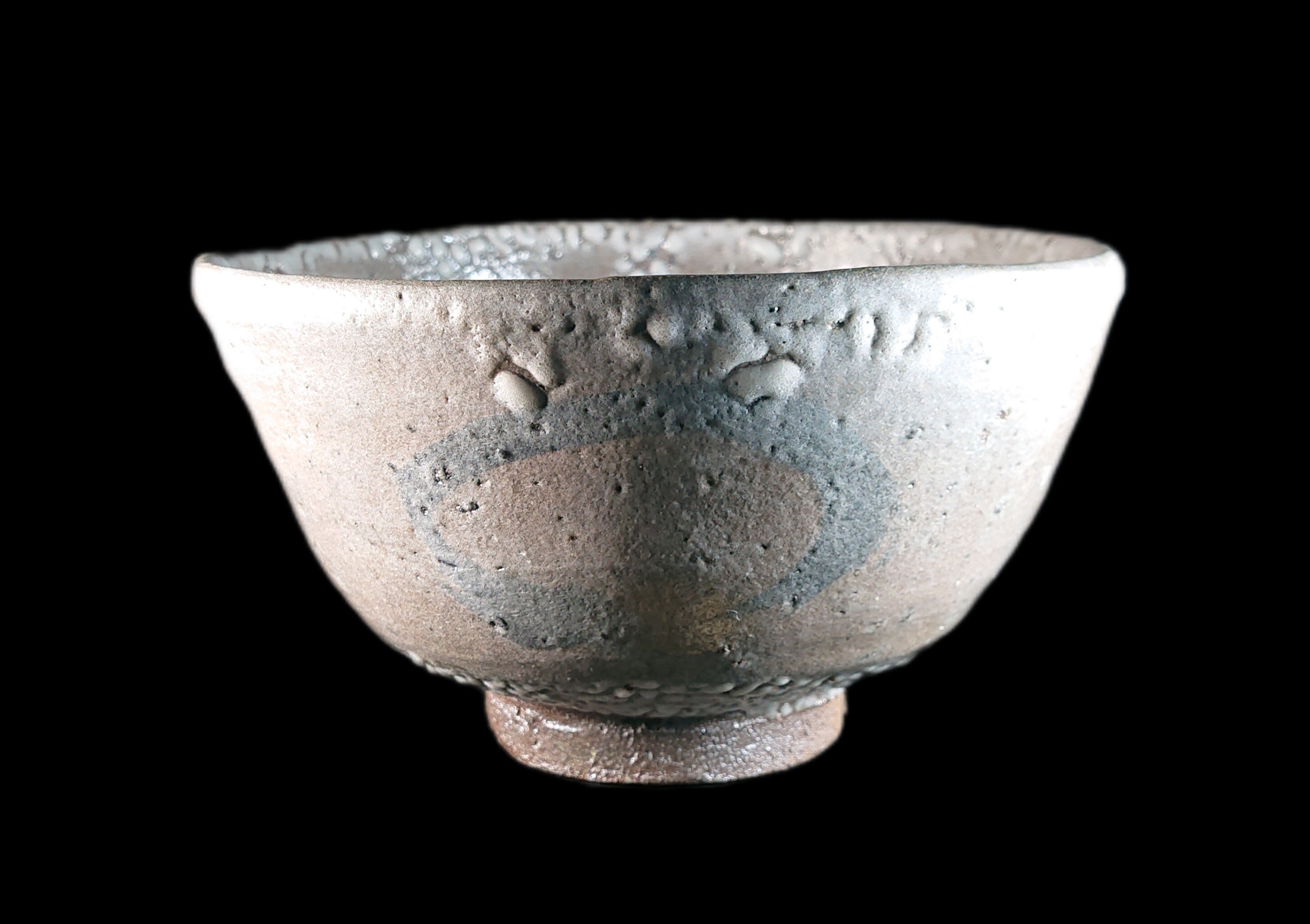 丸田宗彦』朝鮮唐津茶碗 内田皿屋窯 佐賀 共箱 共布栞 □唐津焼 丸田