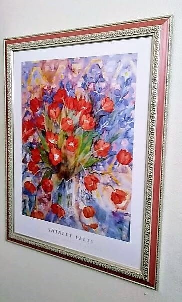 シャーリーフェルト Shirley Felts 「Two Vases Of Flowers」ポスター