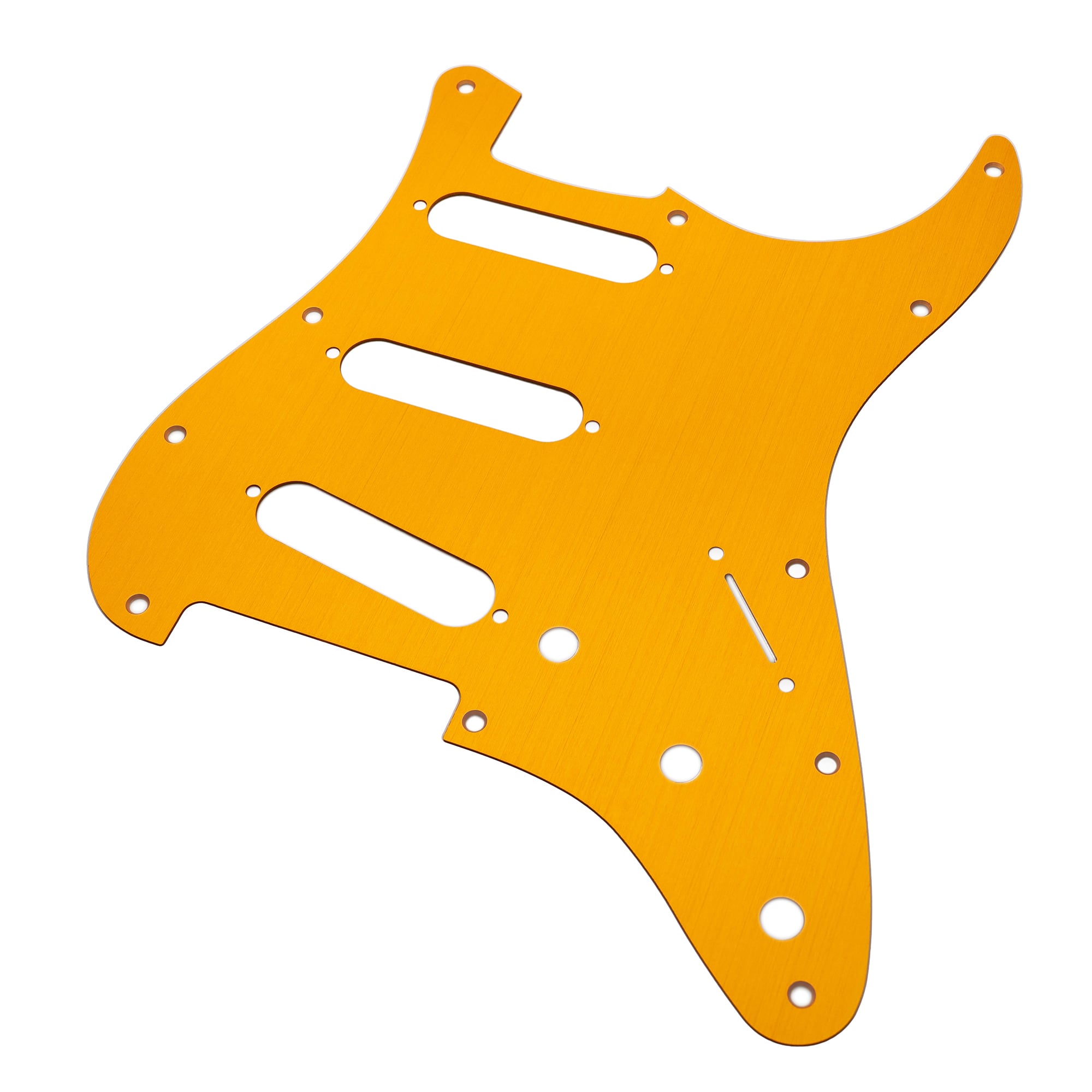 ストラト用アノダイズドピックガードGoldゴールド金/Lotustorks