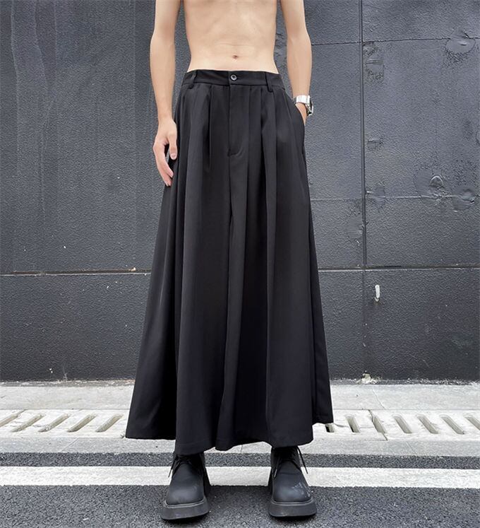 heve サテンガウチョパンツ36