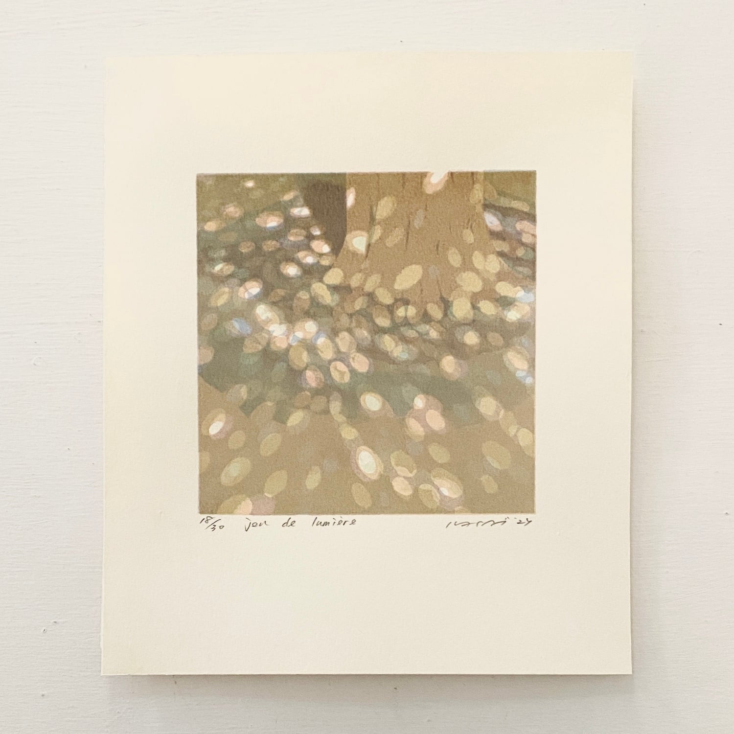 真作】笠井正博 大型シルクスクリーン 直筆サイン 50部限定 版画 絵画