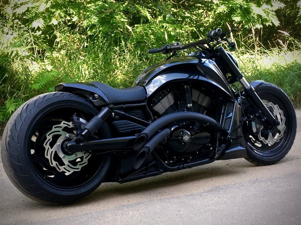 ハーレーダビッドソン V-ROD カスタム リアフェンダー ラジエーター