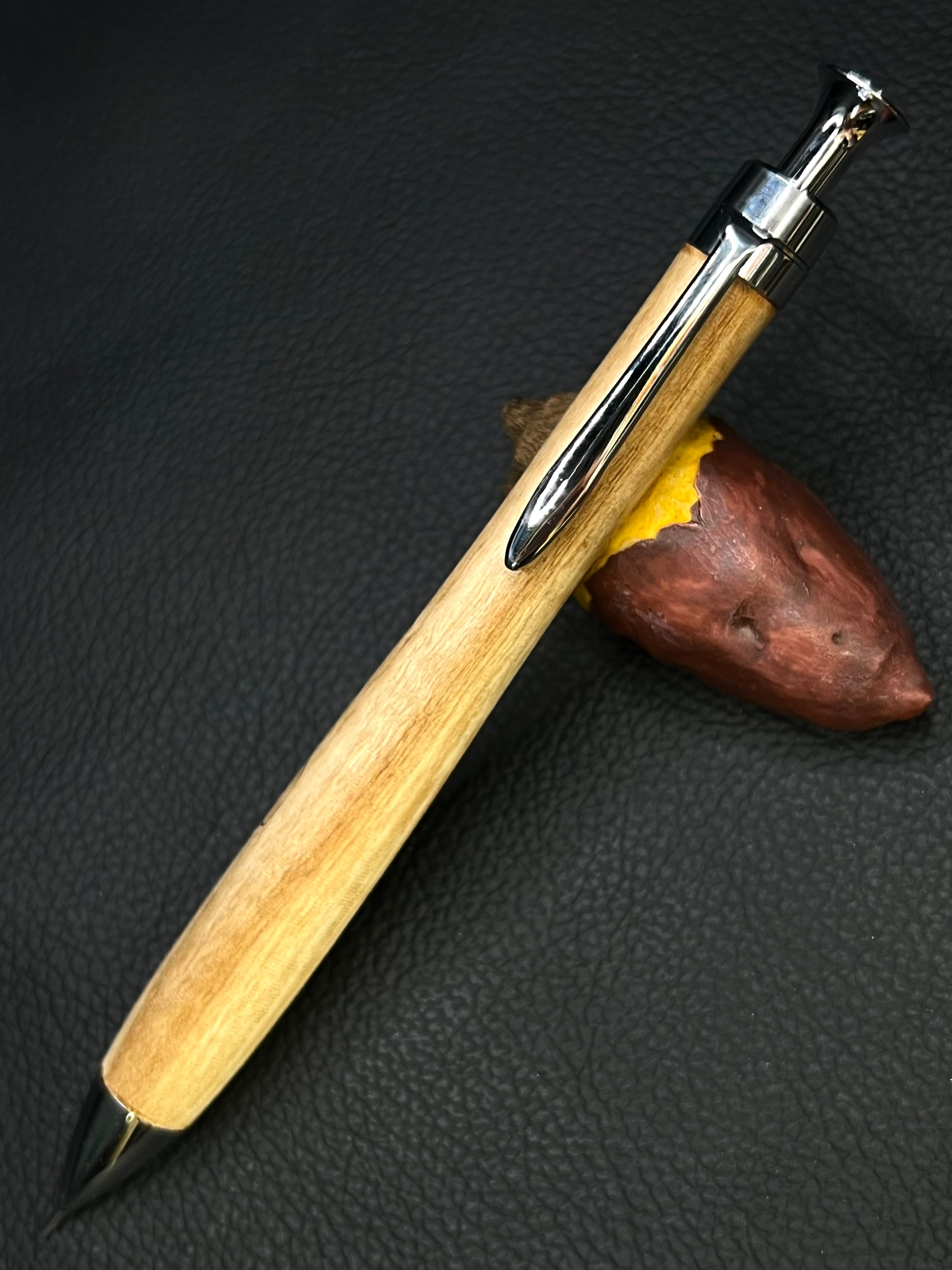 こぶた工房 シャープペンシル 黒柿0.5mm こぶた工房 黒柿孔雀杢