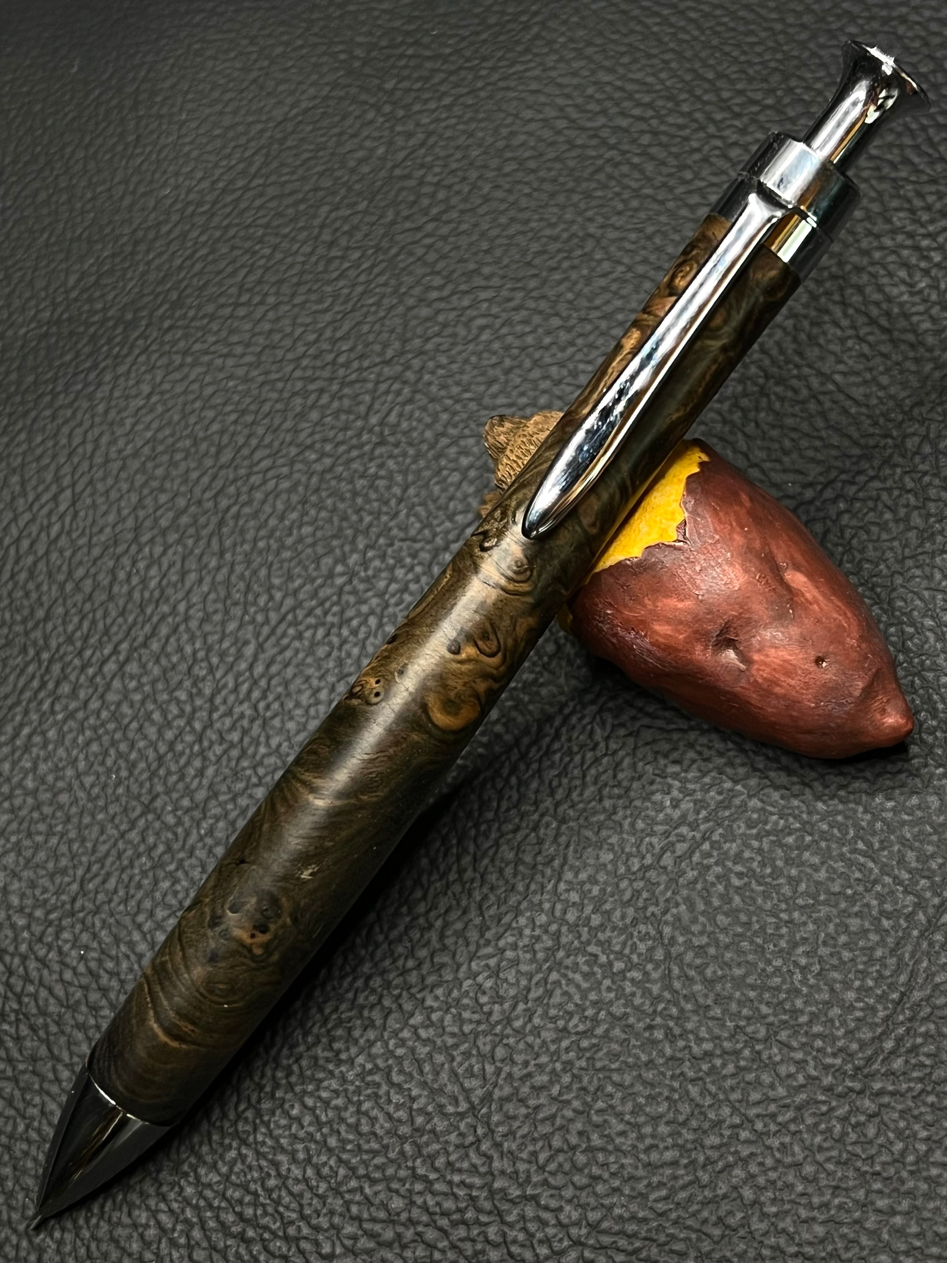 ぼりぼりさま専用 工房楔 グラッソ】黒檀 こぶ杢 ぼりぼりさま専用