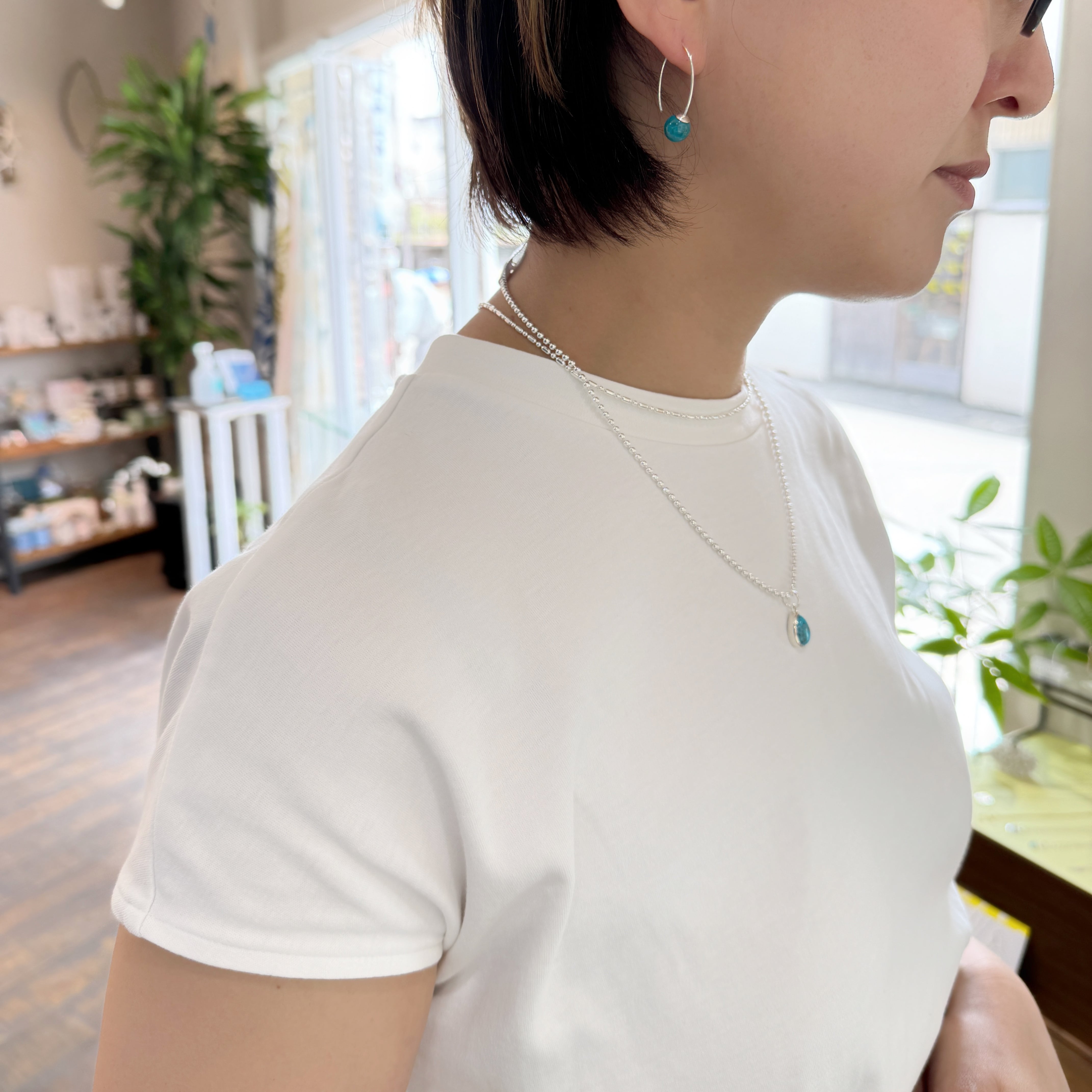 Lagoon Original アリゾナ ターコイズ ドロップ型 ペンダント | 【公式