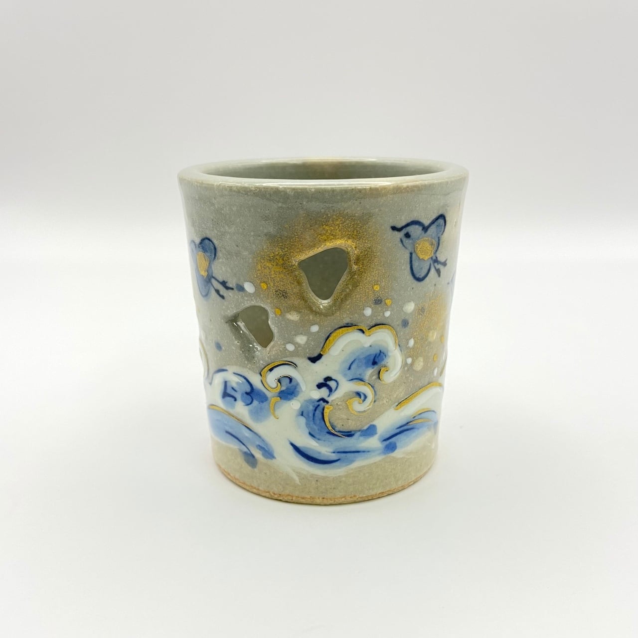 茶道具 仁清写 雪洞 蓋置 真葛 宮川 香斎 作 茶道 t 9304749 茶道具 仁清