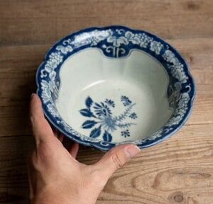 古伊万里染付花文鉢 | 江戸中期-18世紀頃 | Nakayacacan (那加