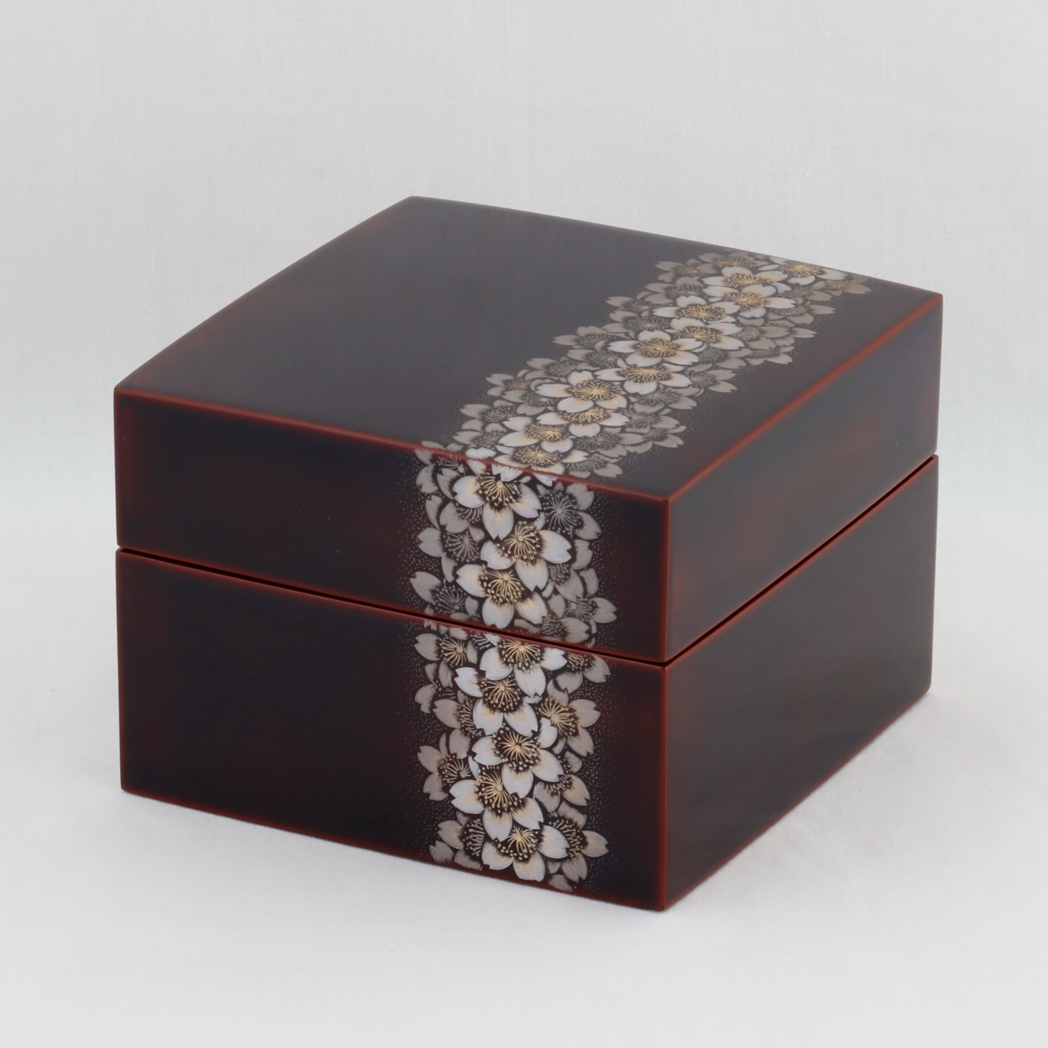 1152 輪島塗 宝石箱／溜塗／桜沈金 | 輪島塗 加藤漆器店 公式