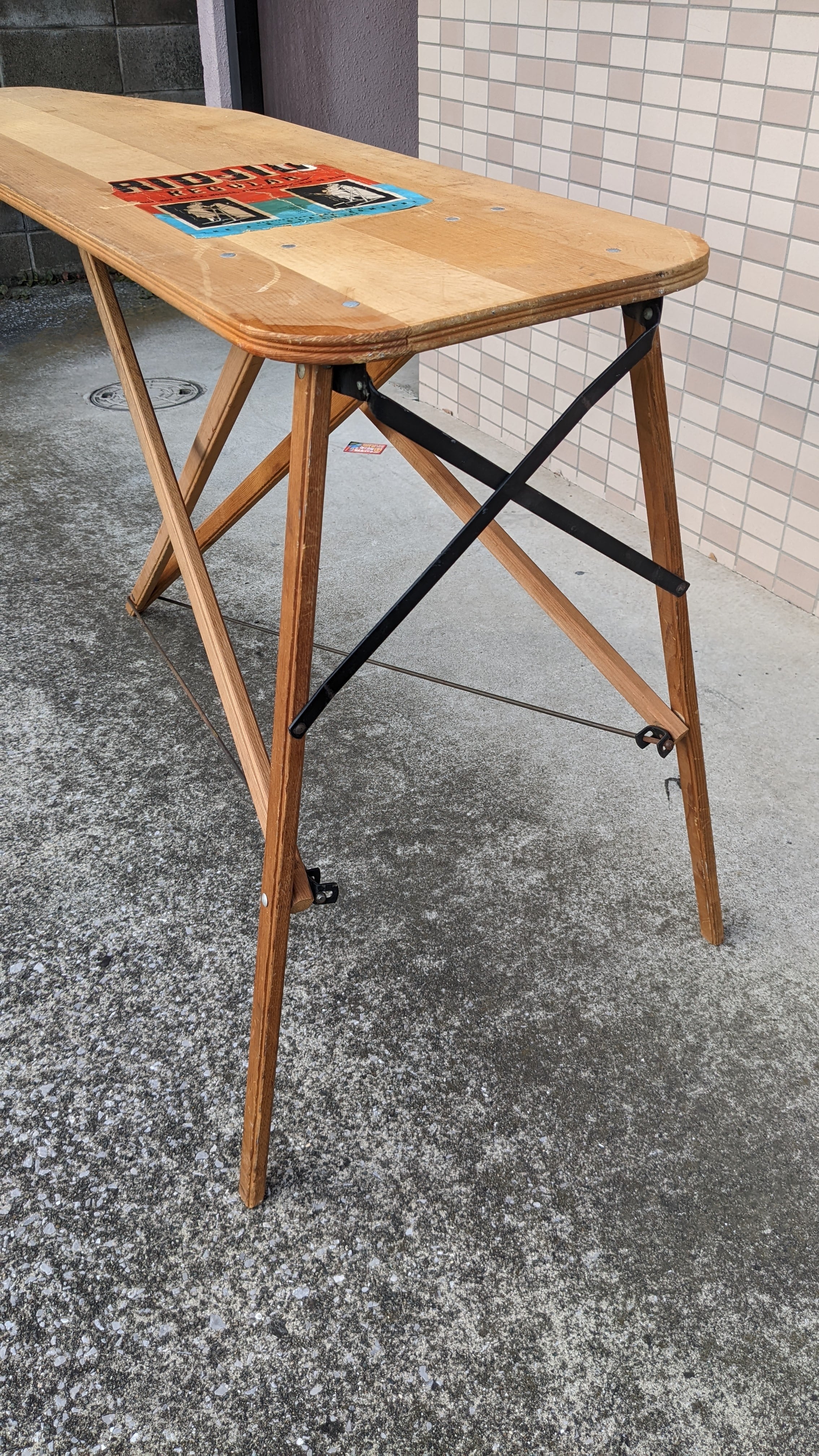 RID-JID STANDARD 350 木製折りたたみ式ヴィンテージアイロン台