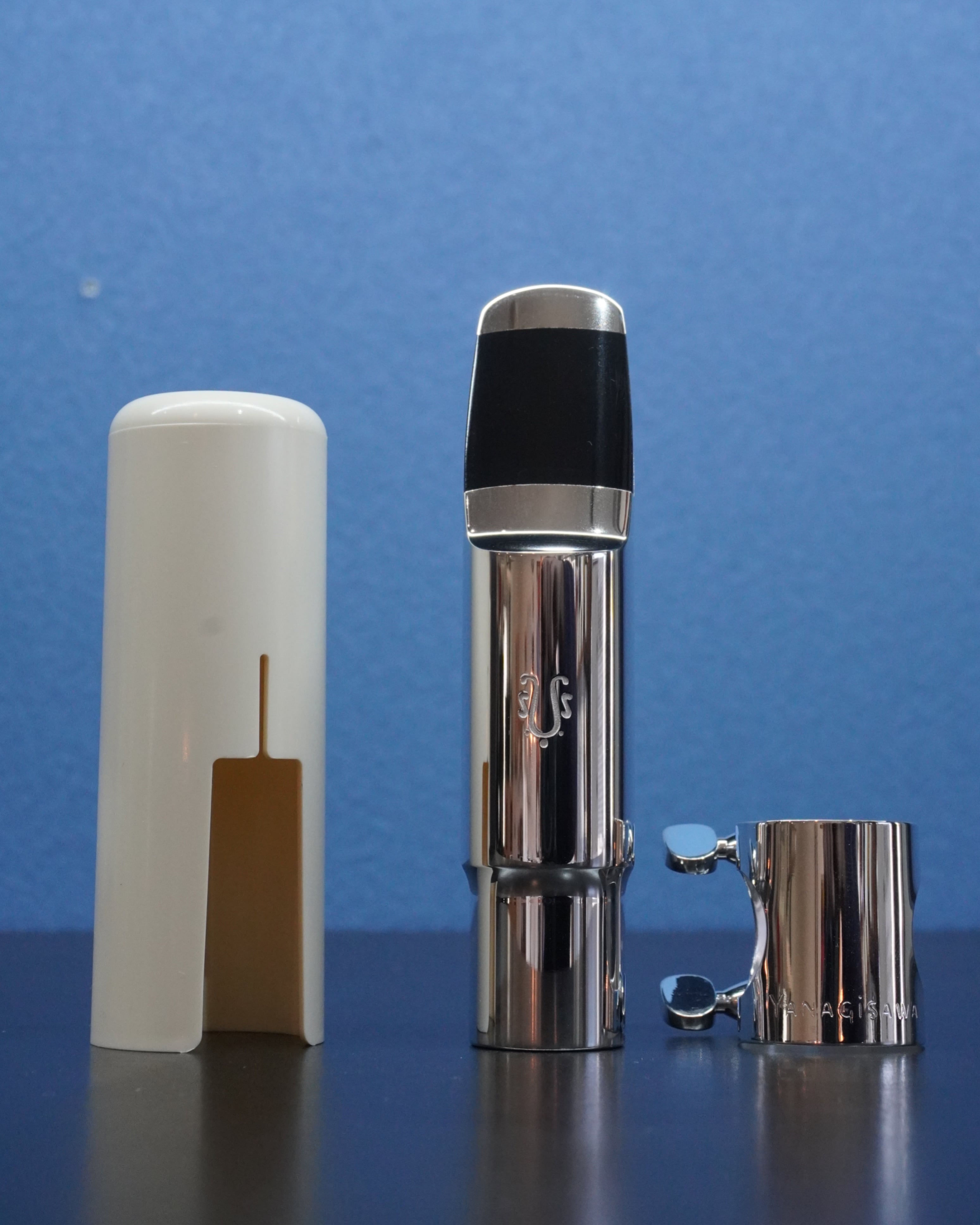 ヤナギサワ アルトサックスマウスピース メタル シルバー SP #6,#7