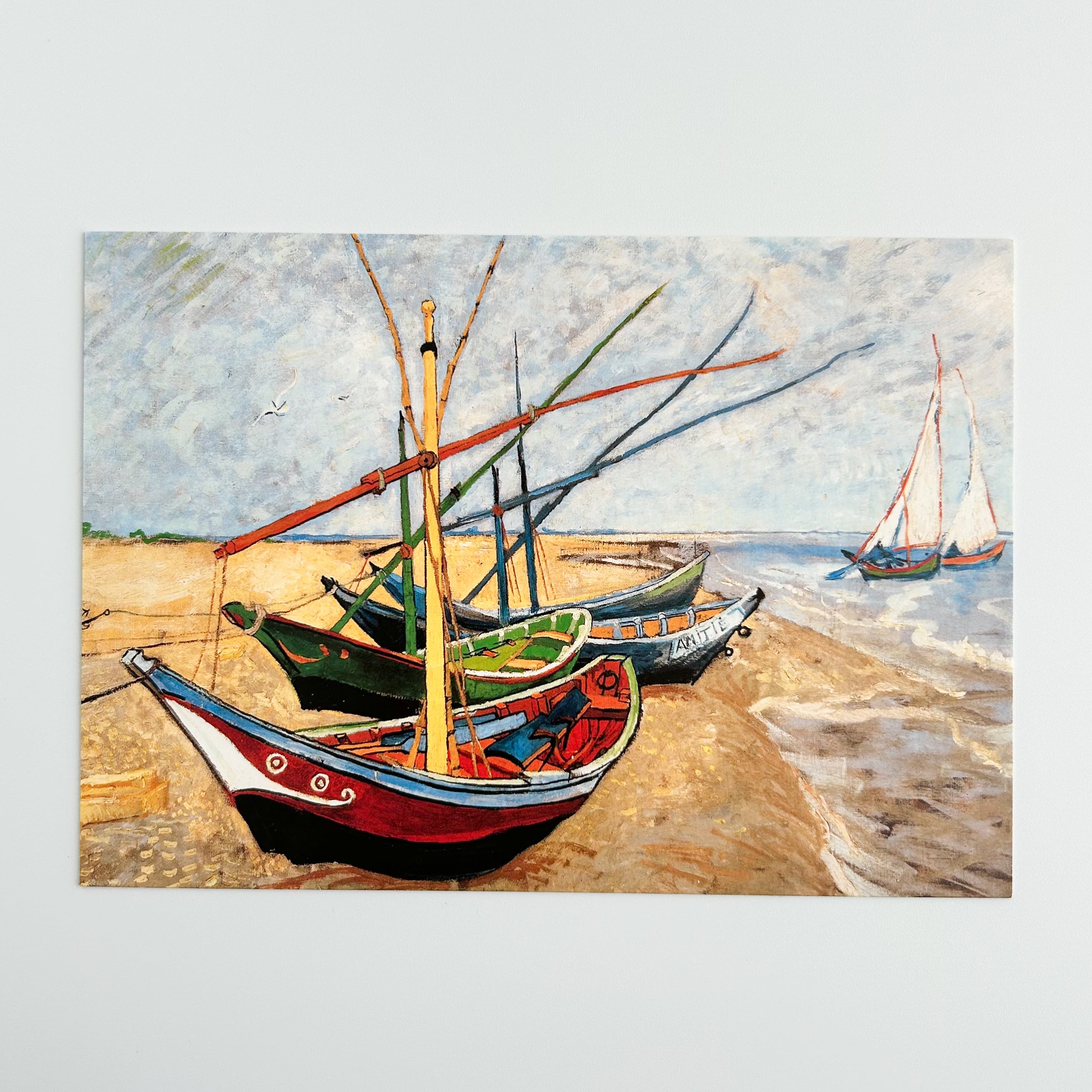 ゴッホ ポストカード サント・マリーの浜辺の釣り船 | hmm, by 東京都