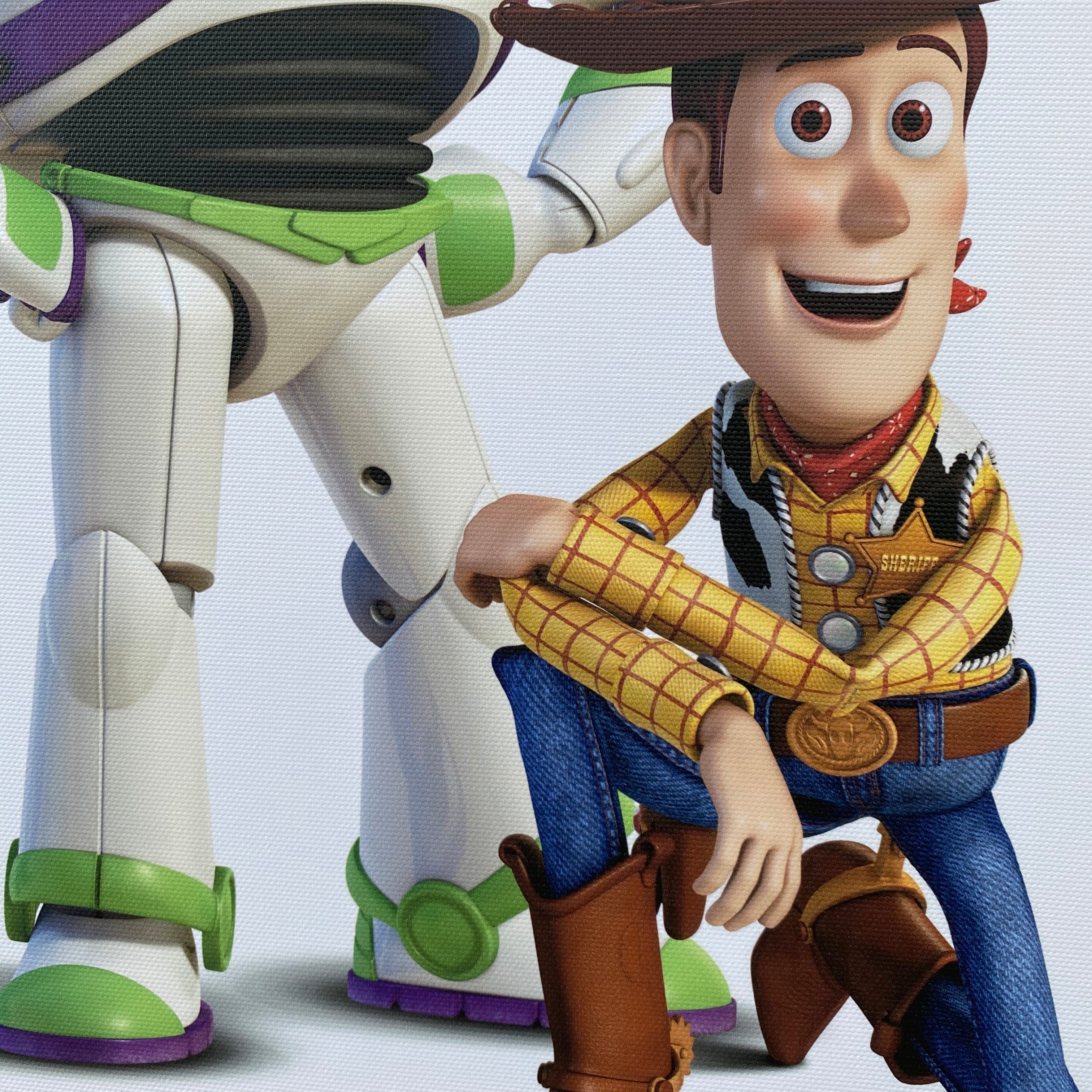 トイ・ストーリー ウッディとバズのアート キャンバスアート トイ