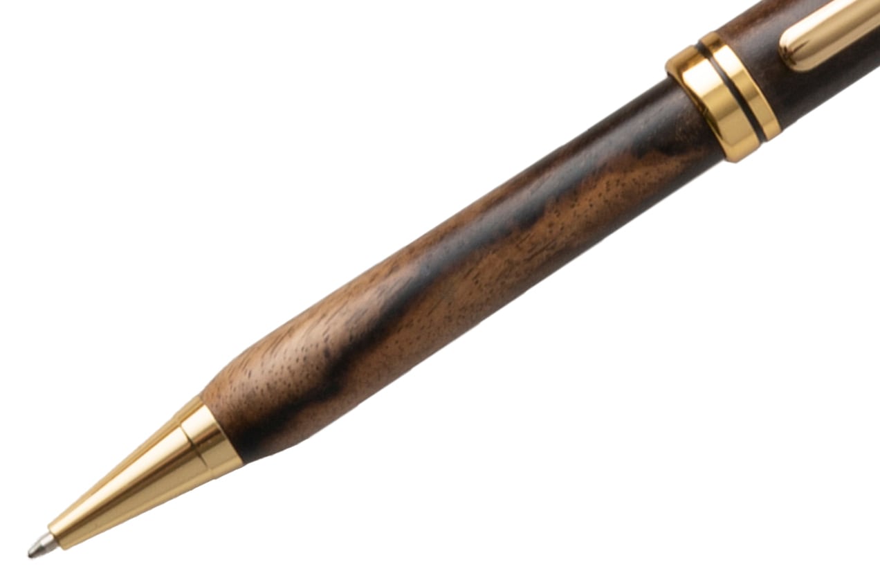 野原工芸 黒柿 ボールペン スタンダード 特上黒柿のボールペン