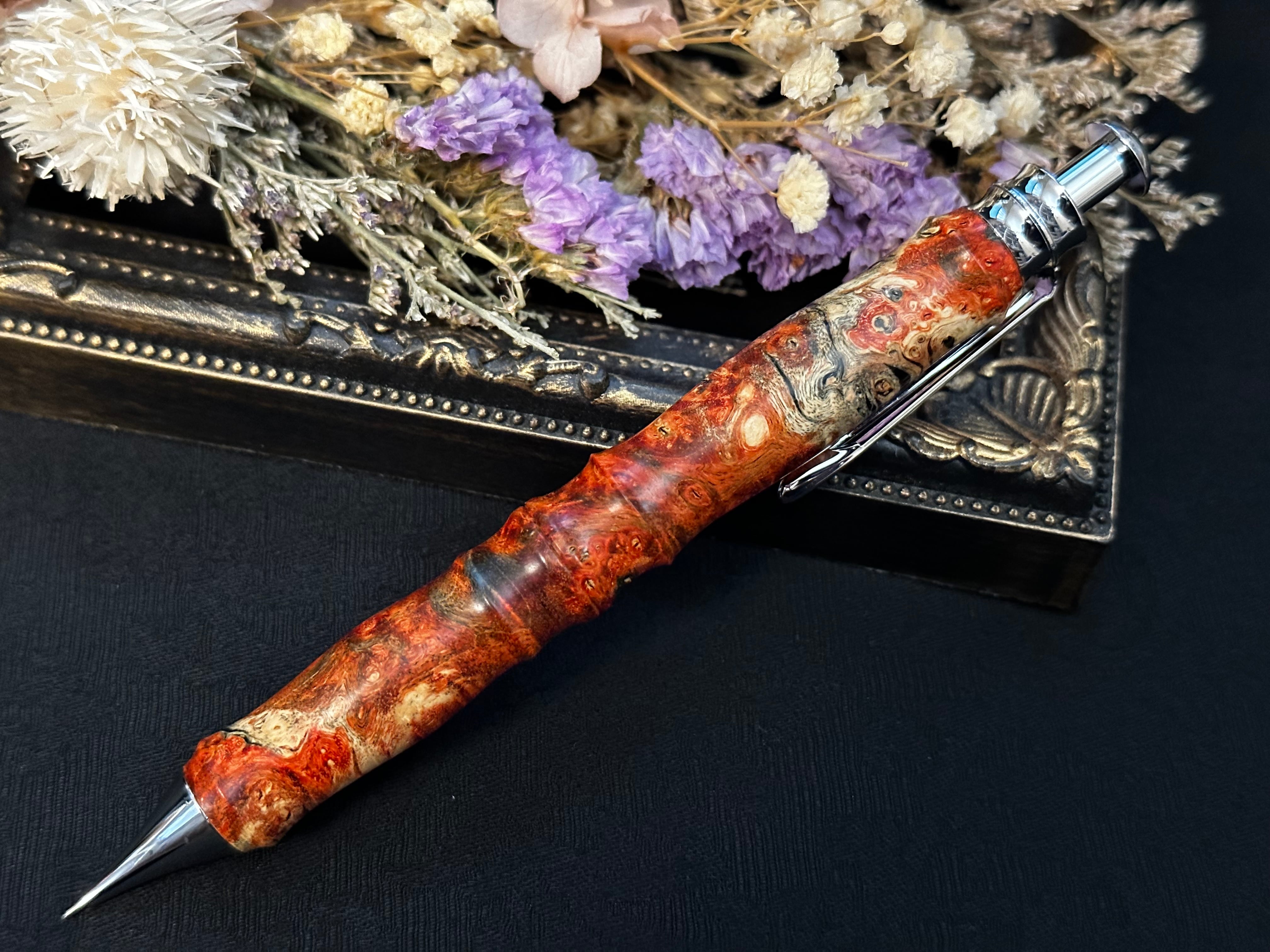 flamberg 積層エボナイト /サンピューラ（チタングリップ） シャーペン