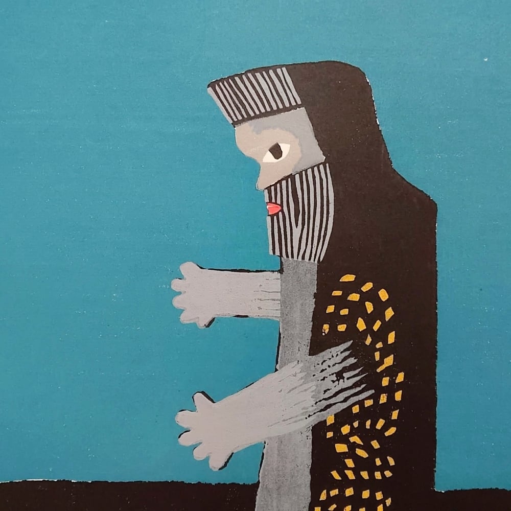 畦地梅太郎 スキーの男 畦地梅太郎 スキーの男 畦地梅太郎 スキーの男 畦地