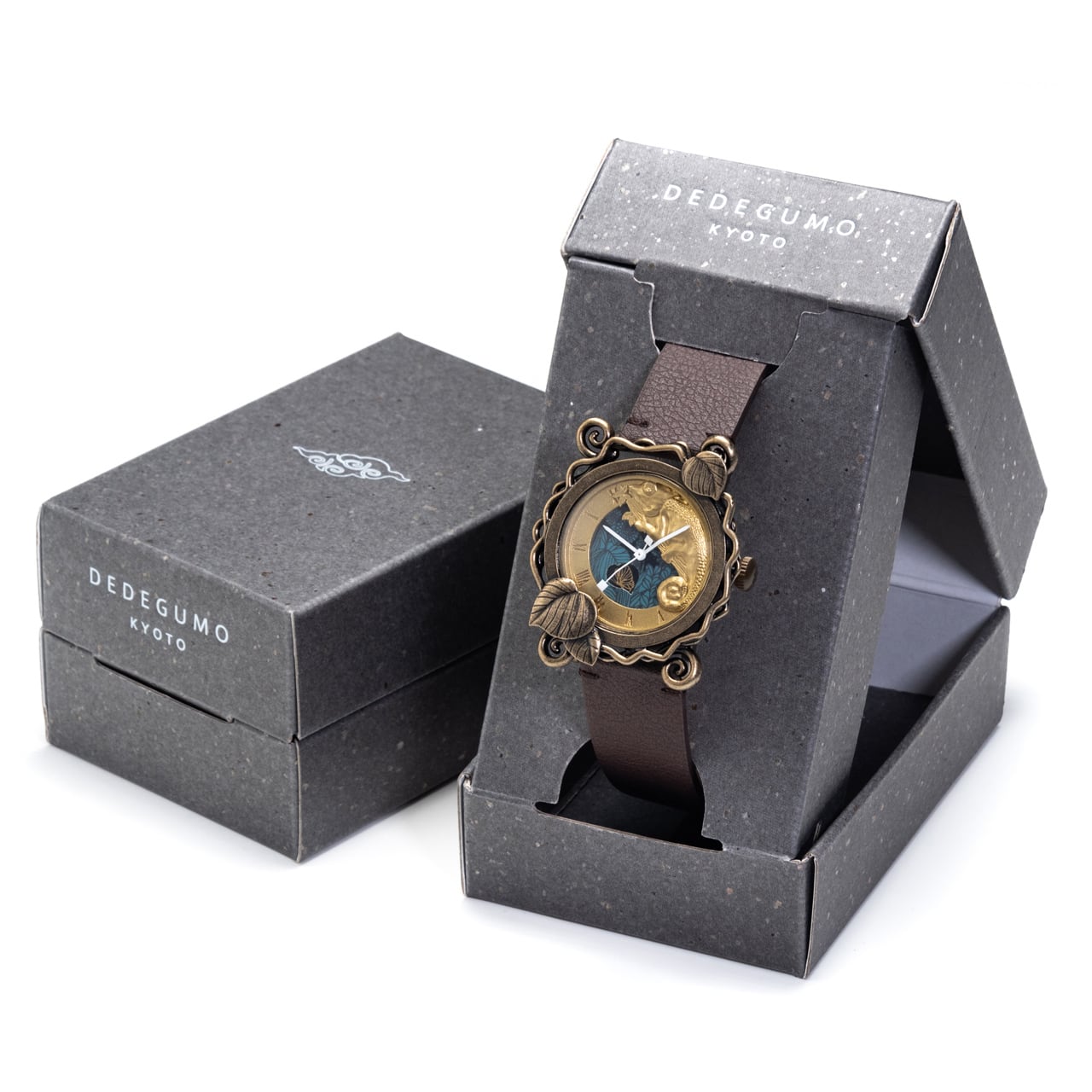 Vintage Rose】 上田奈津子×デデグモ コラボレーションウォッチ 金彩