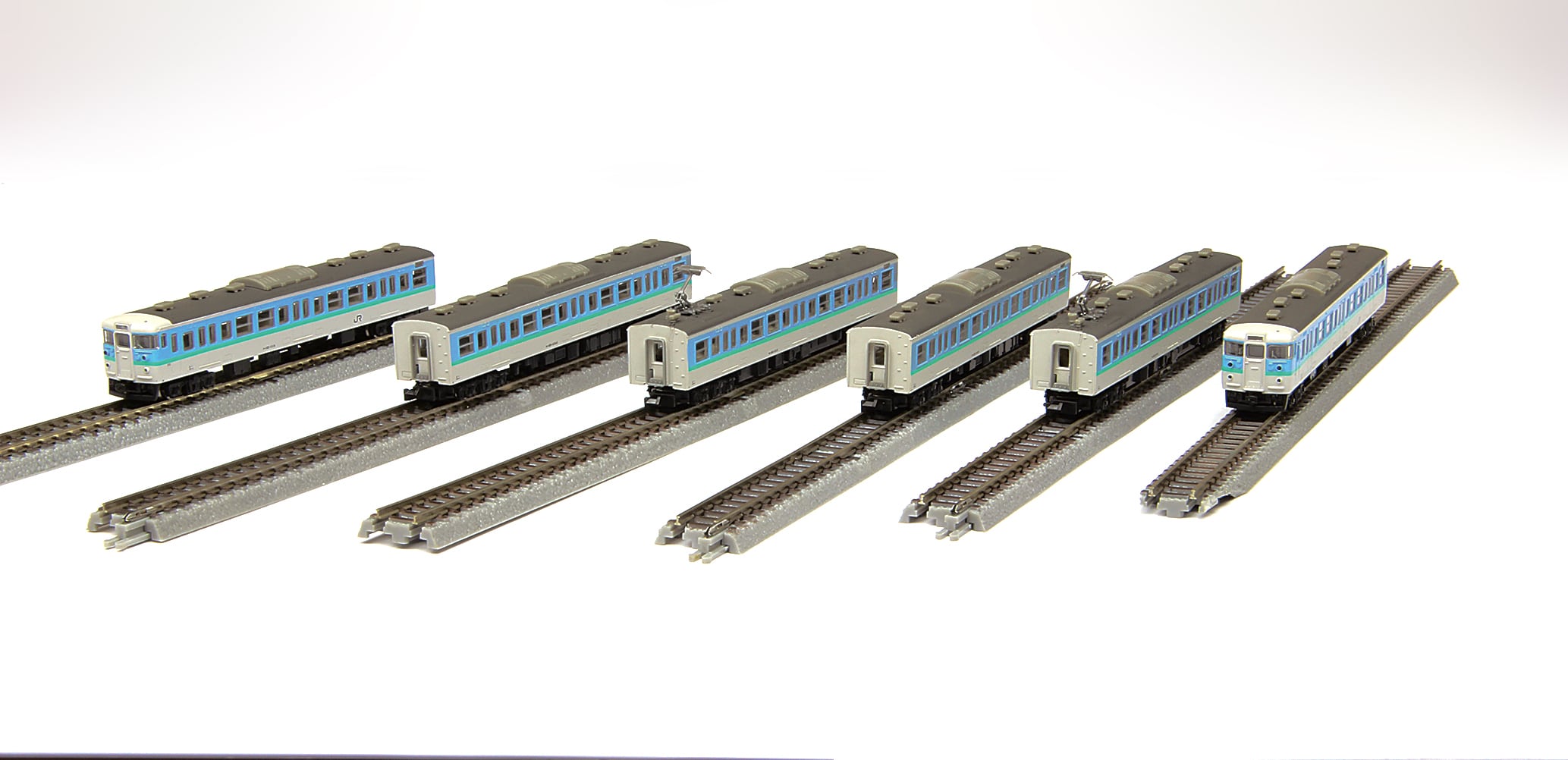 T011-9 115系1000番代 長野色 6両セット (115 1000 Nagano Color 6Cars