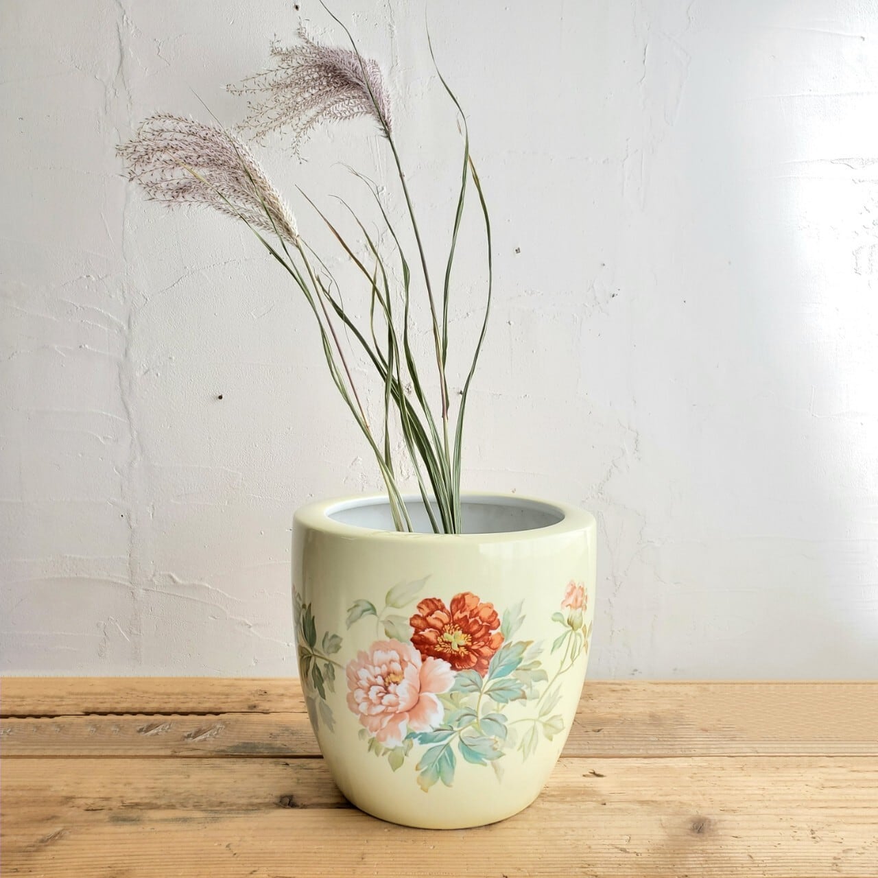 昭和初期 ノリタケ 火鉢 国内向け 牡丹 a | アンティーク雑貨・家具